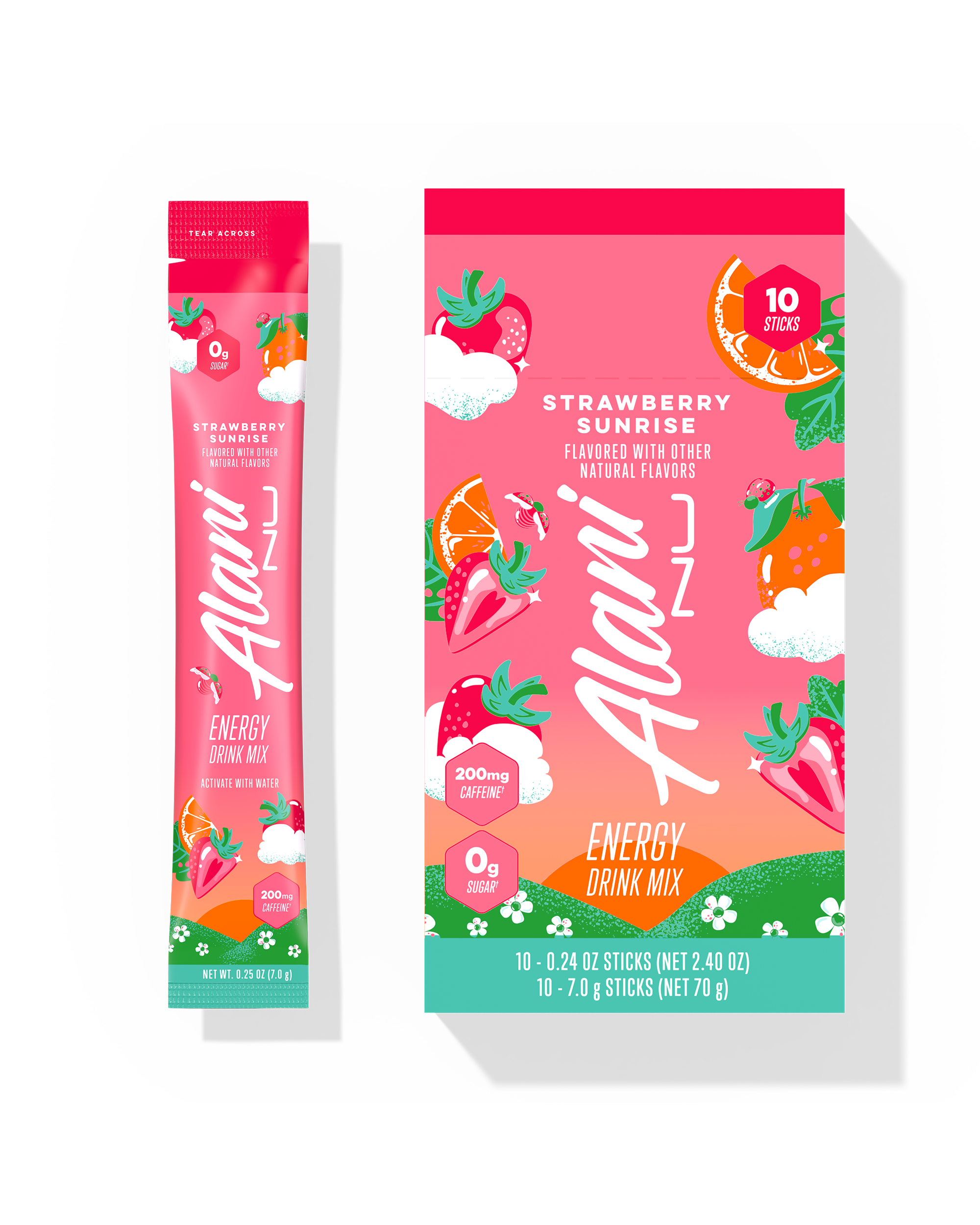 Energy Sticks - Strawberry Sunrise - Routine Ready Protein Drink