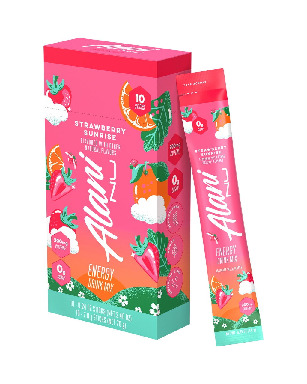 Energy Sticks - Strawberry Sunrise - Routine Ready Protein Drink