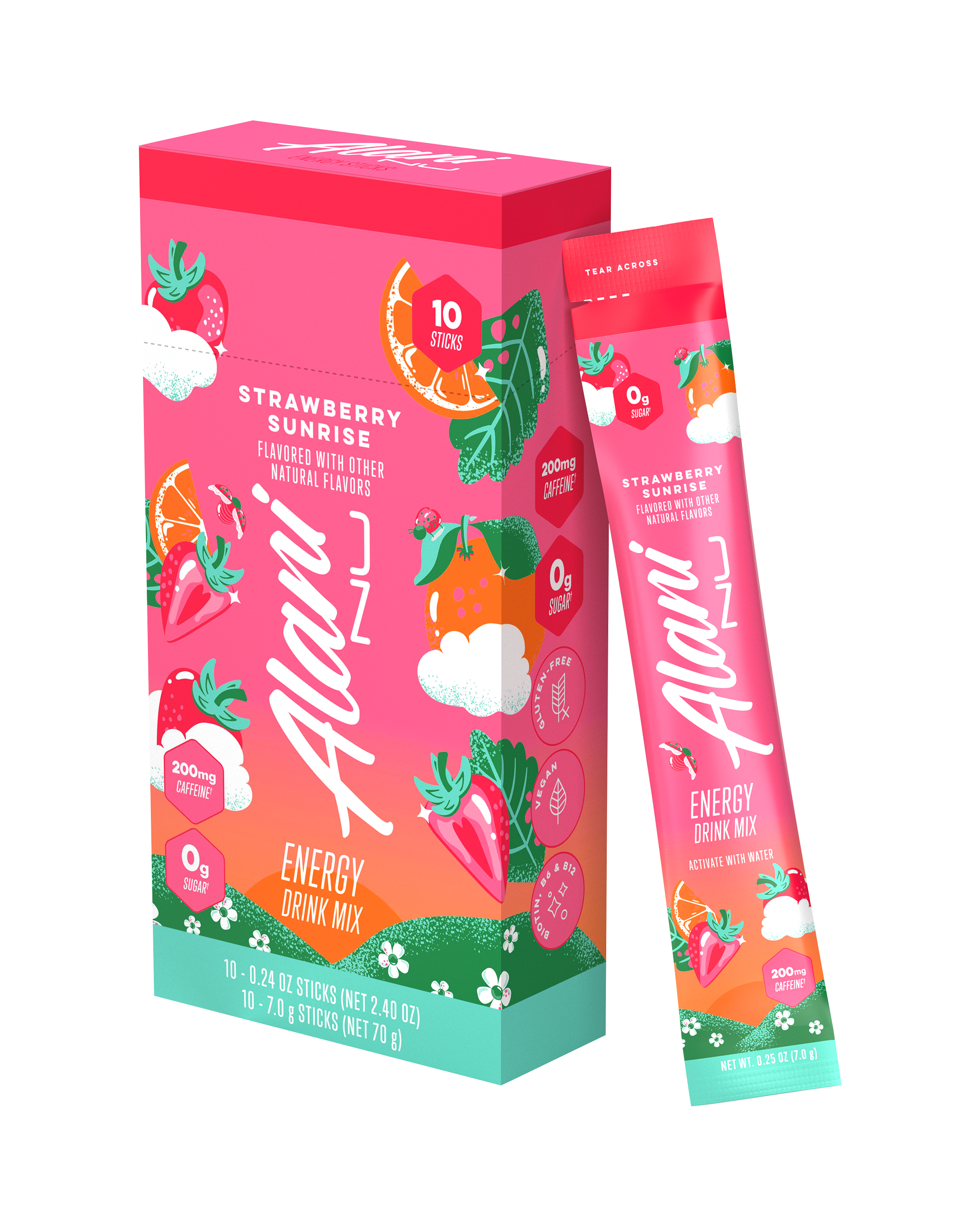 Energy Sticks - Strawberry Sunrise - Routine Ready Protein Drink