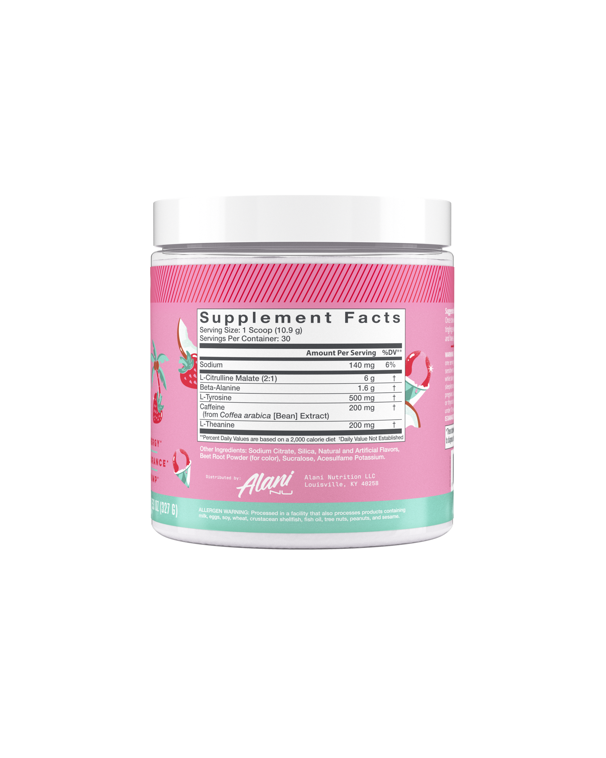 Pre-Workout - Hawaiian Shaved Ice - Pantry Ready Flavor Drink