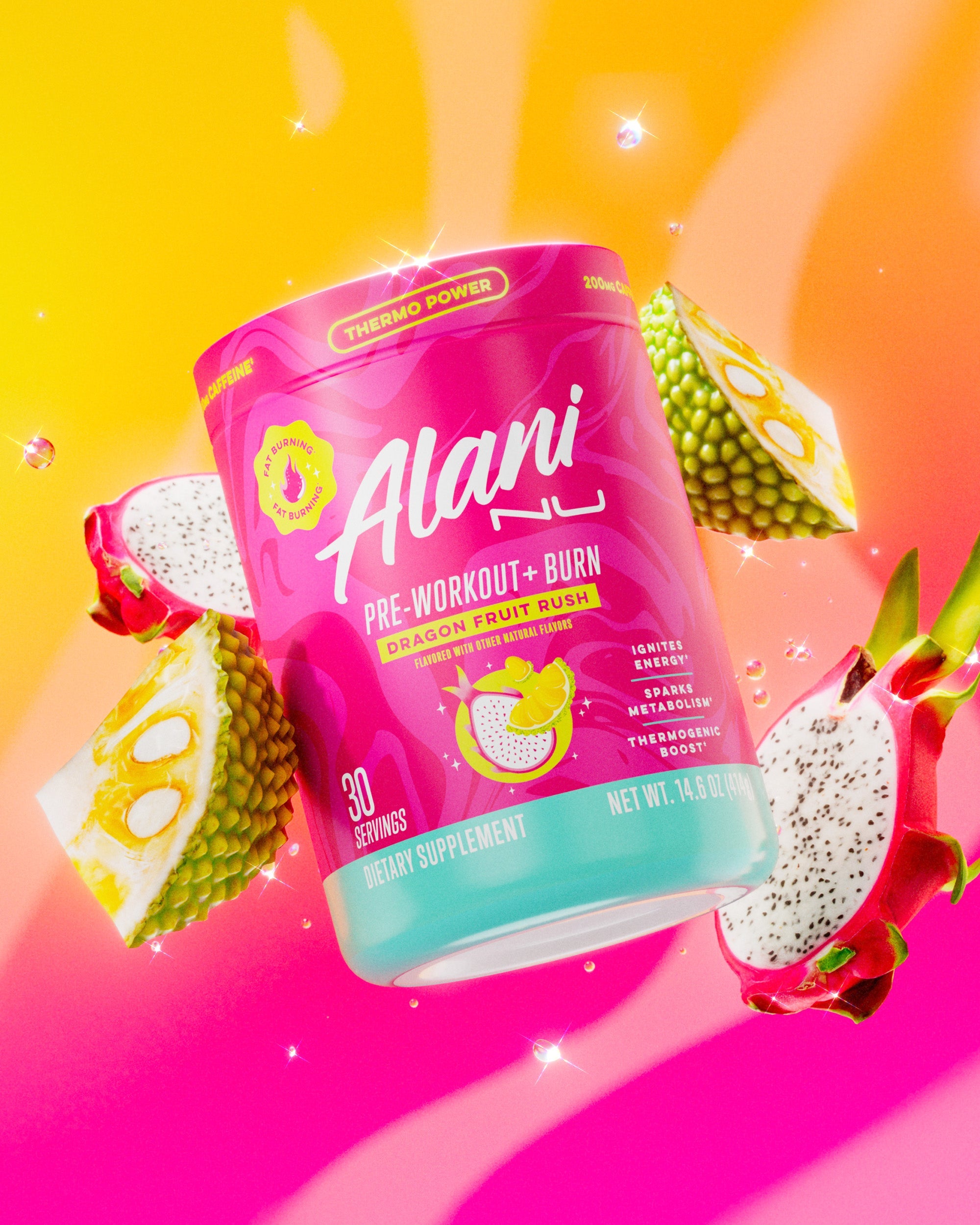 Pre-Workout+ Burn - Dragon Fruit Rush - Active Day Variety Drink Pack