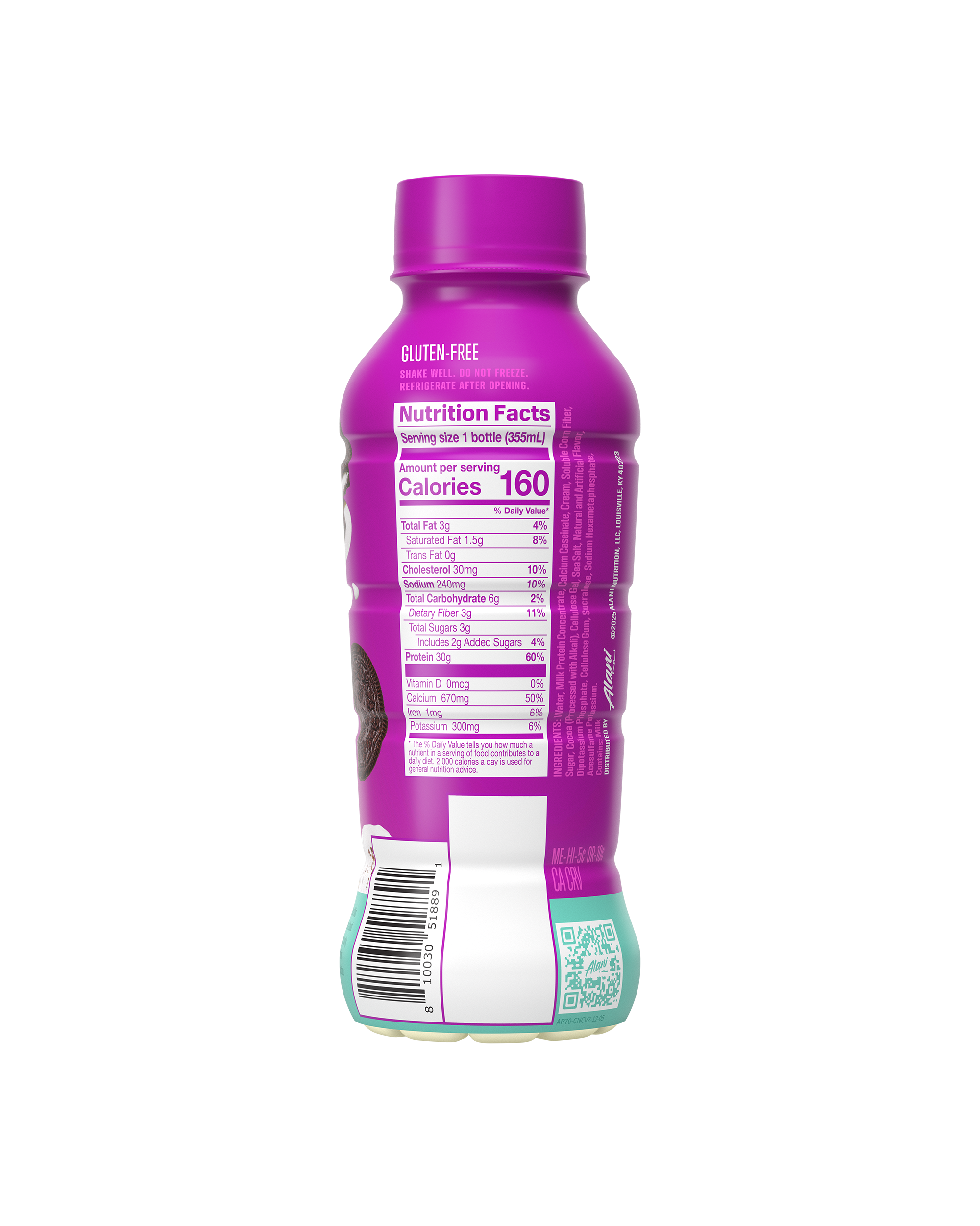 30g protein shake - cookies & cream - Gym Bag Energy Can Pack