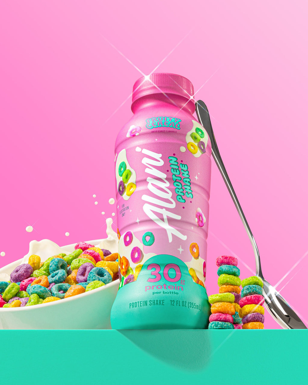 30g protein shake - fruity cereal - Anytime On The Go Drink