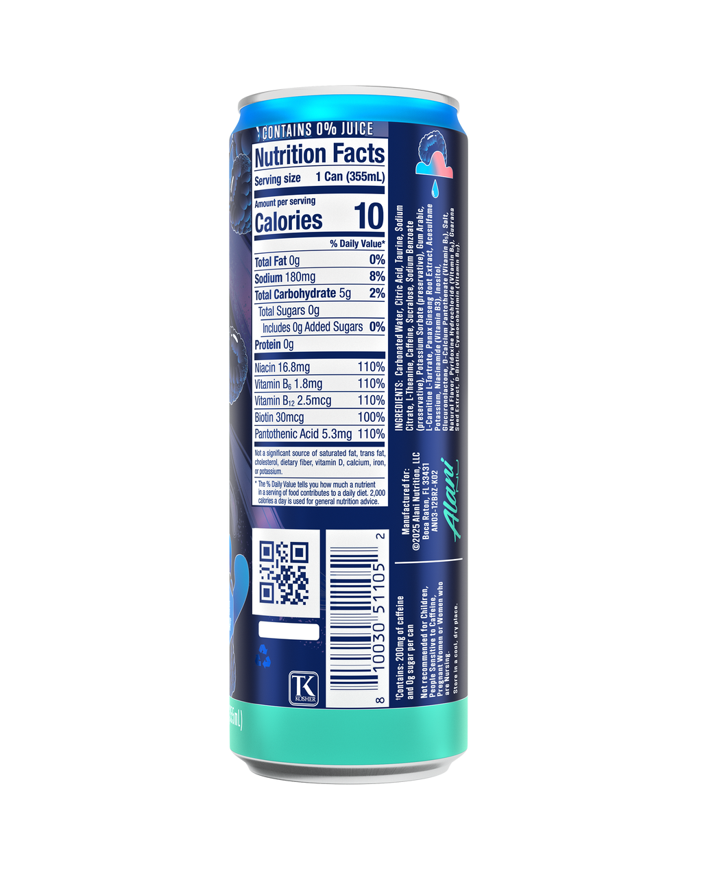 Energy Drink - Breezeberry - Refreshing Powder Drink Mix