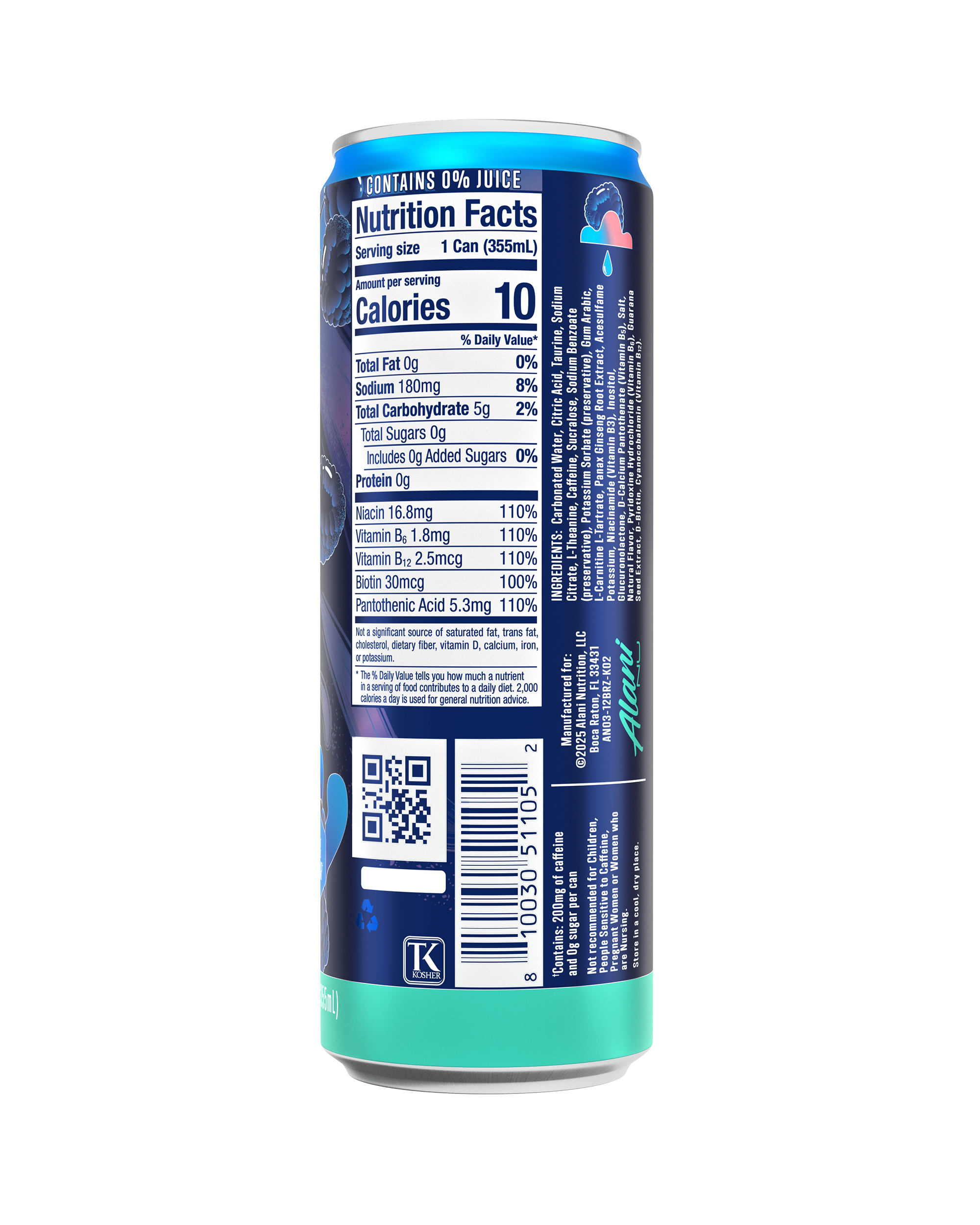 Energy Drink - Breezeberry - Refreshing Powder Drink Mix