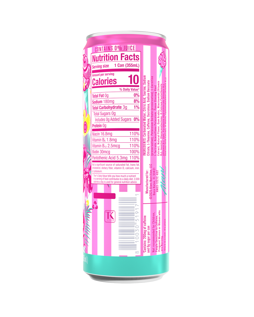 Energy Drink - Cotton Candy - Daily Drink Mix