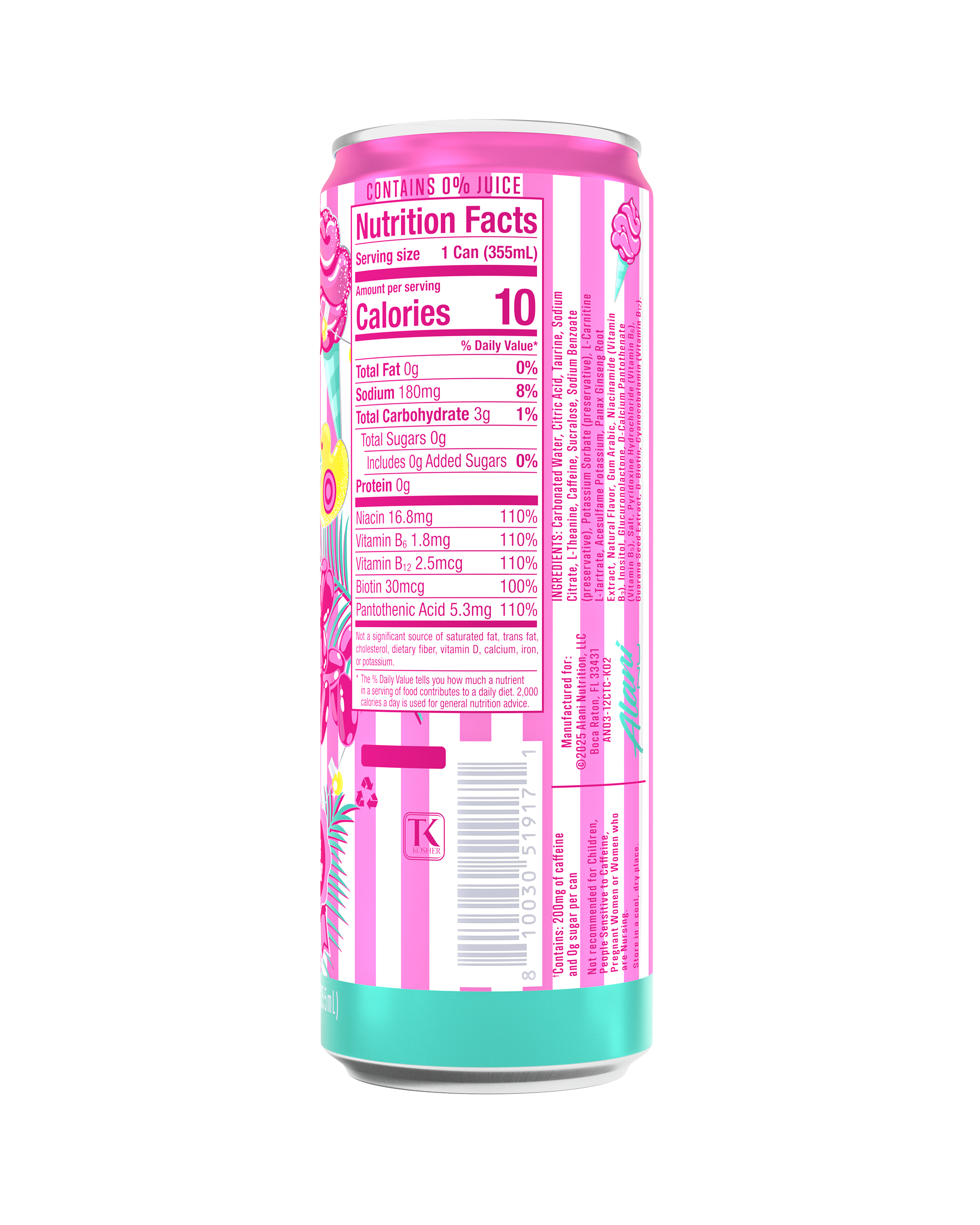 Energy Drink - Cotton Candy - Daily Drink Mix