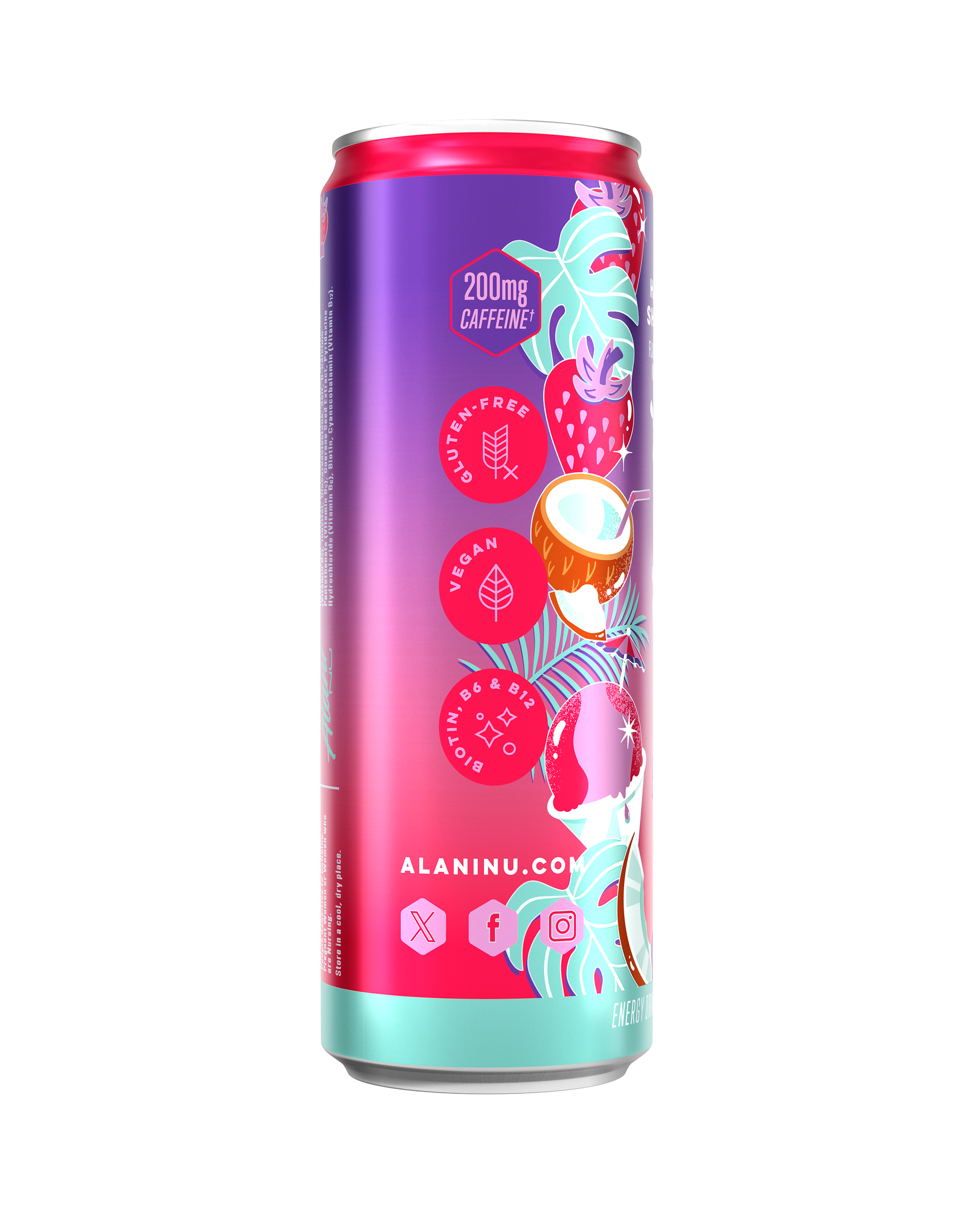 Energy Drink - Hawaiian Shaved Ice - Morning Ready Fitness Drink Mix
