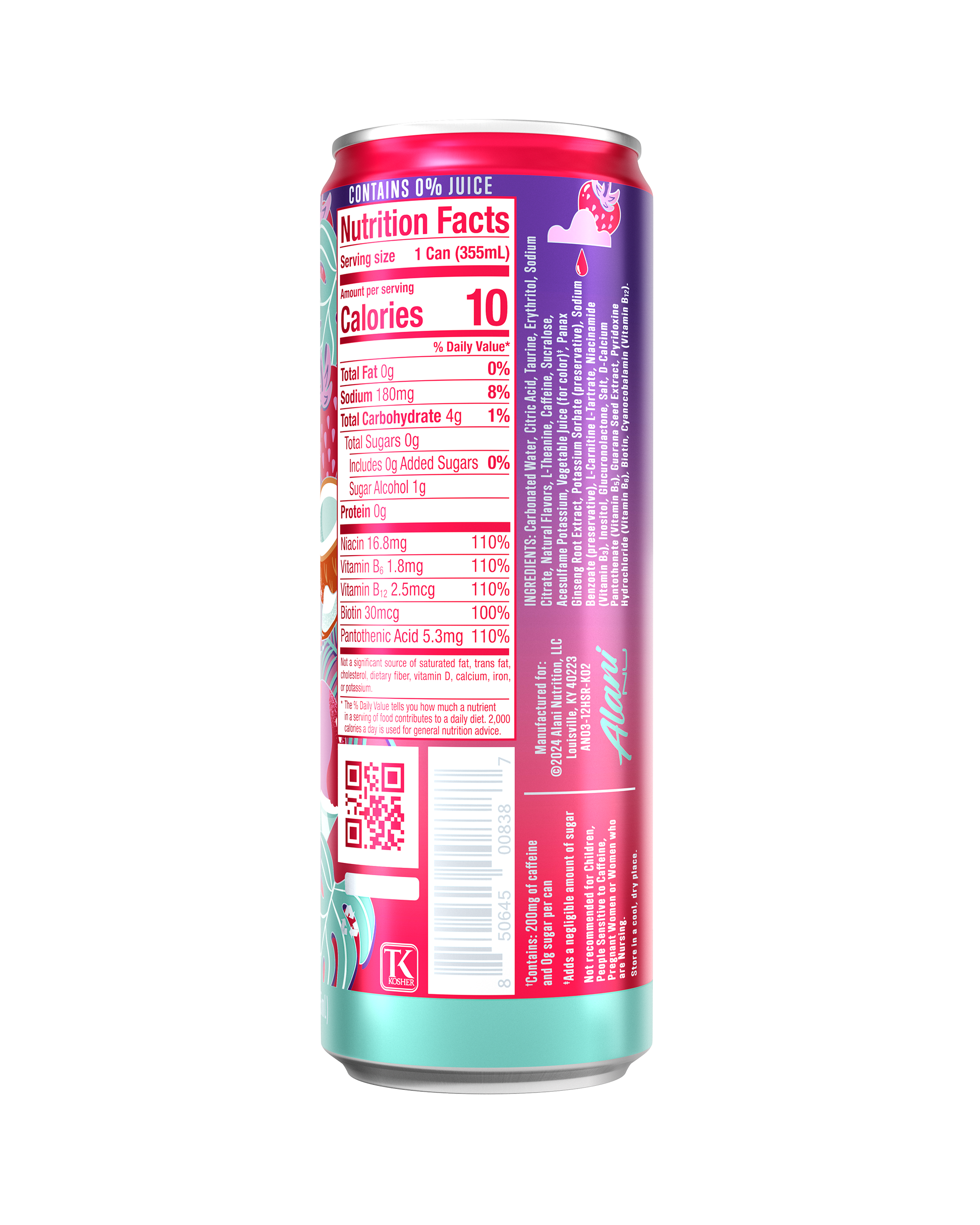 Energy Drink - Hawaiian Shaved Ice - Morning Ready Fitness Drink Mix
