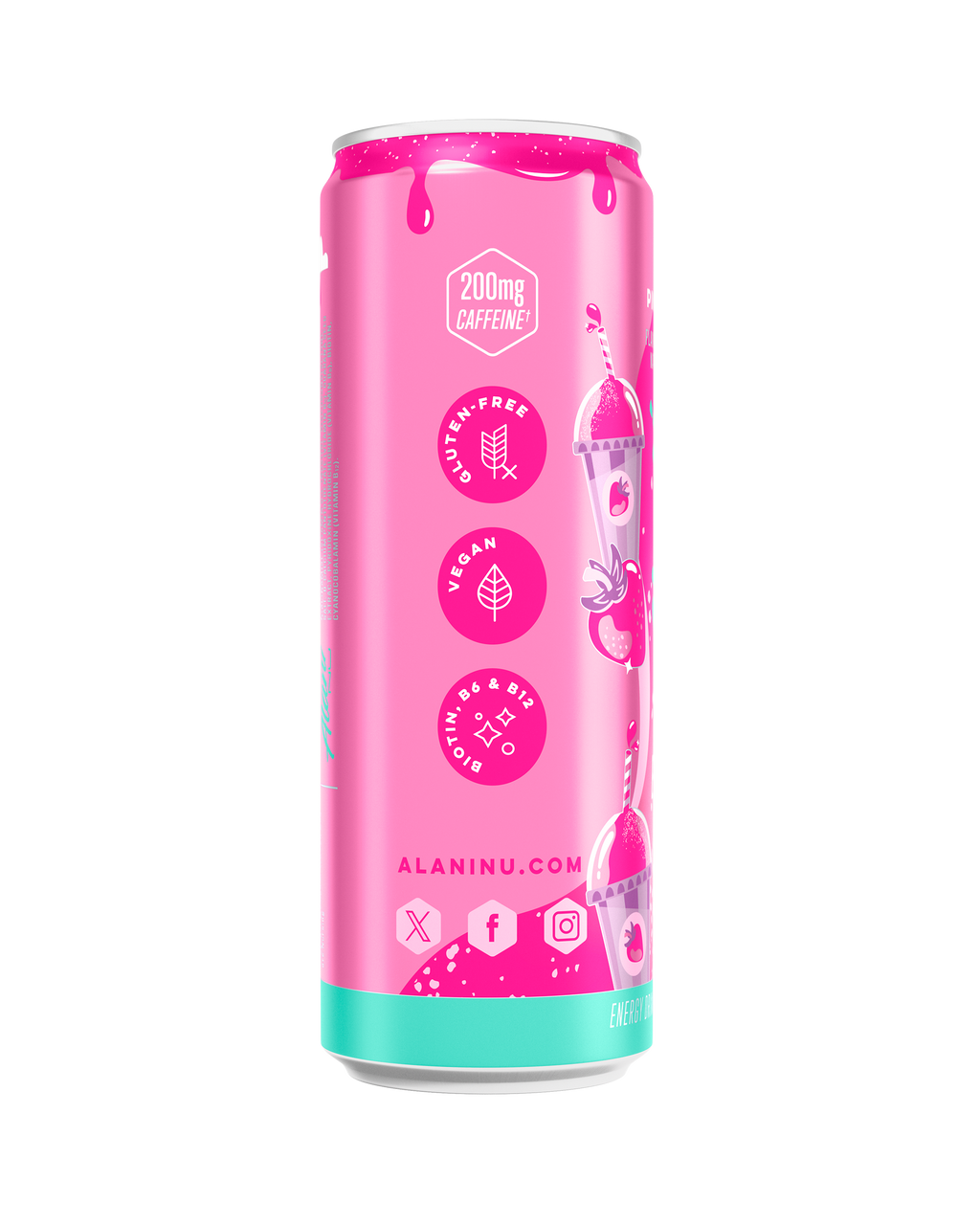 Energy Drink - Pink Slush - Daily Fitness Drink Mix