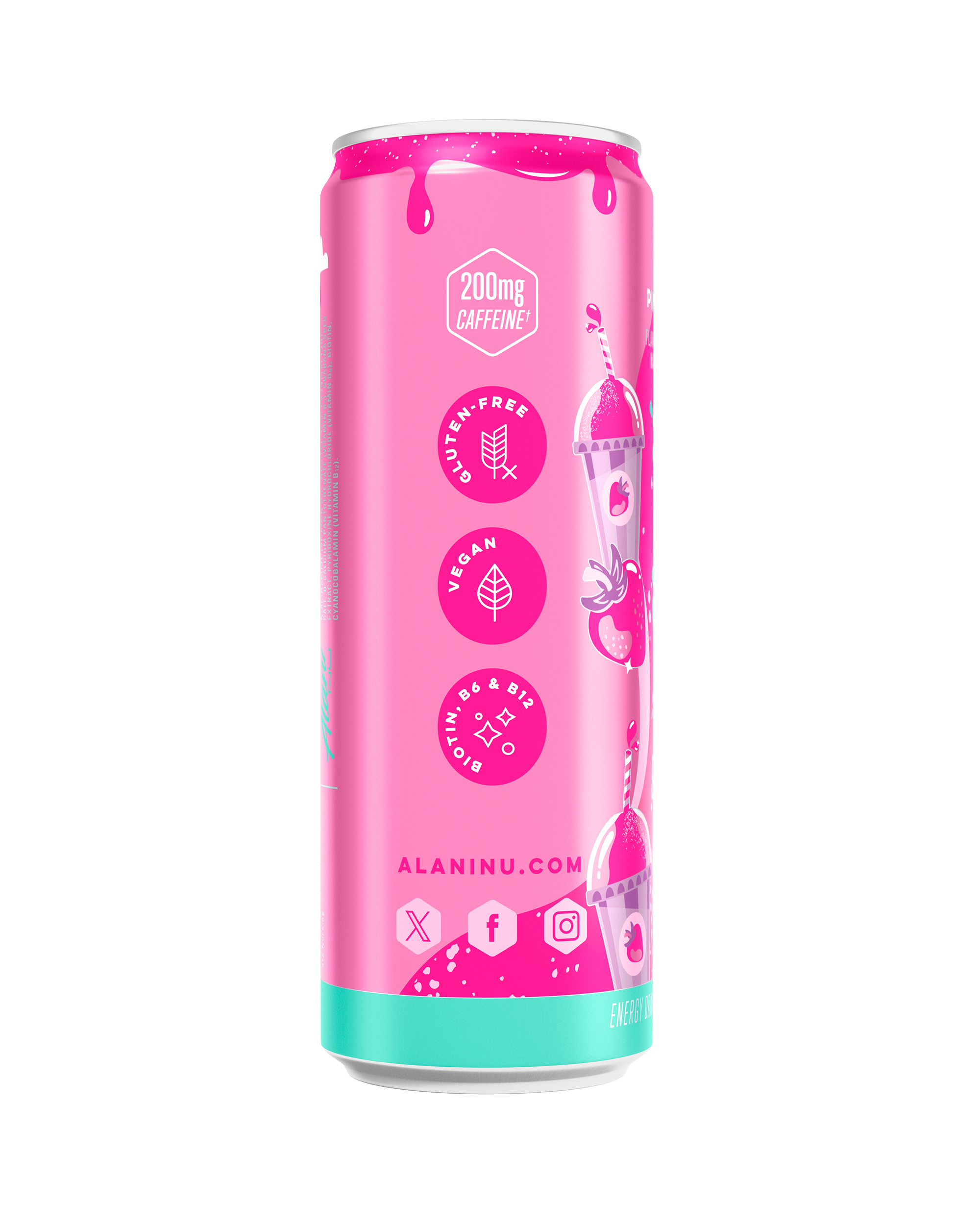 Energy Drink - Pink Slush - Daily Fitness Drink Mix