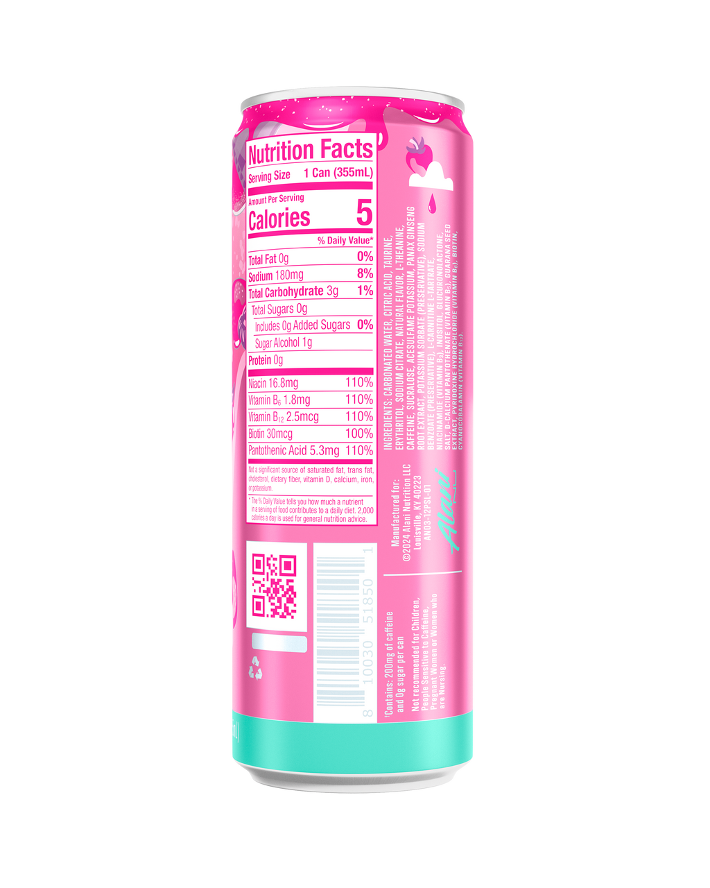 Energy Drink - Pink Slush - Daily Fitness Drink Mix