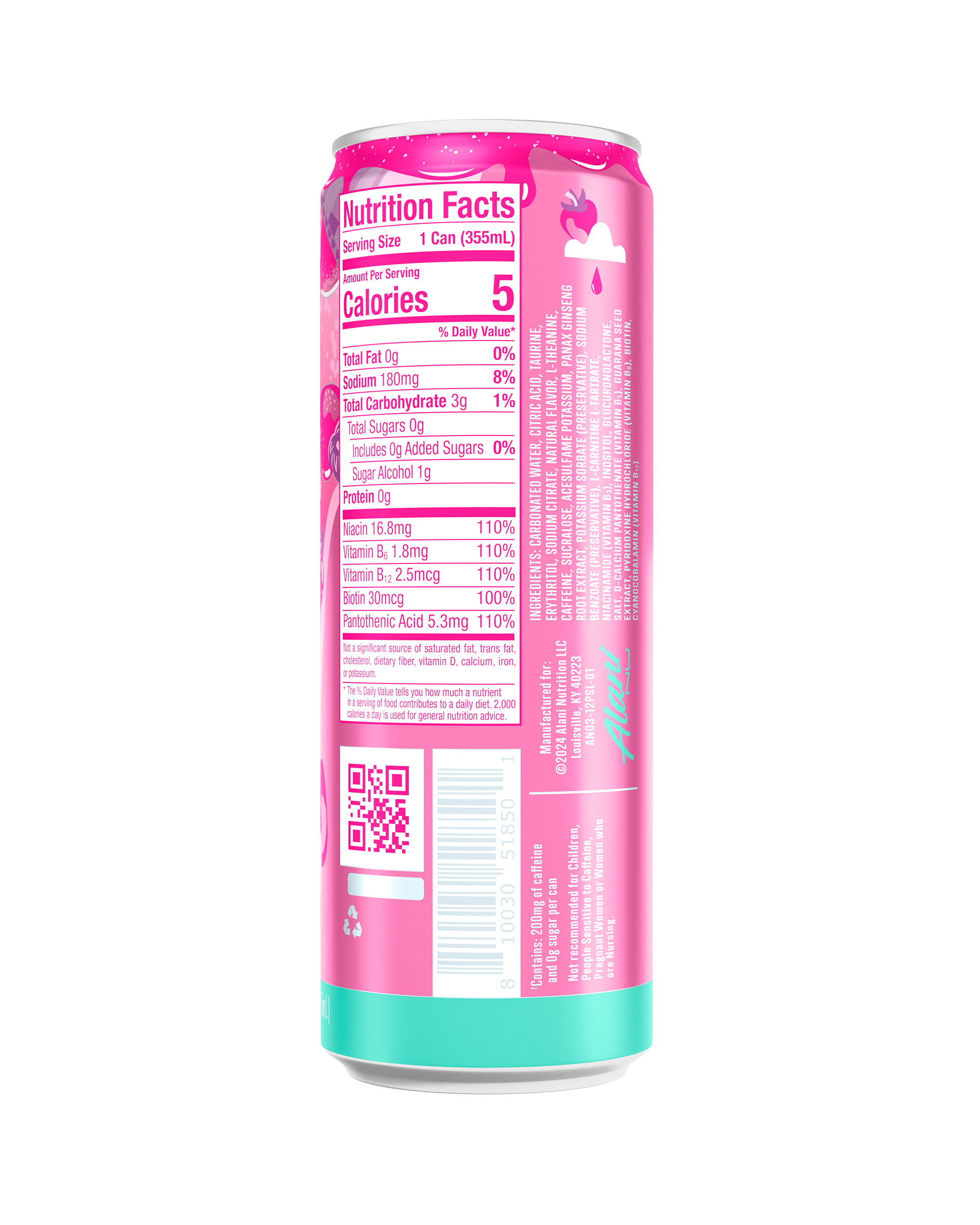 Energy Drink - Pink Slush - Daily Fitness Drink Mix