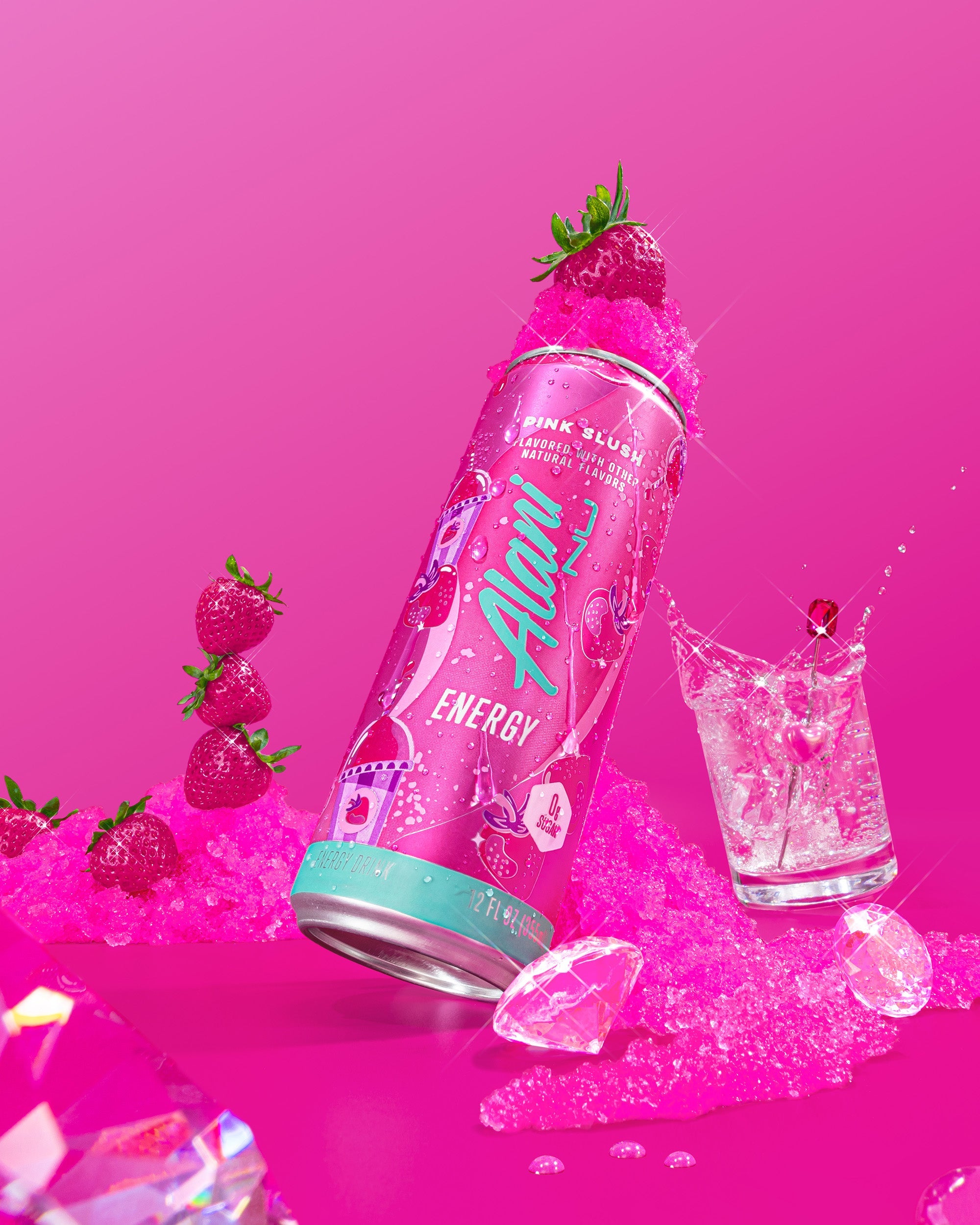 Energy Drink - Pink Slush - Daily Fitness Drink Mix