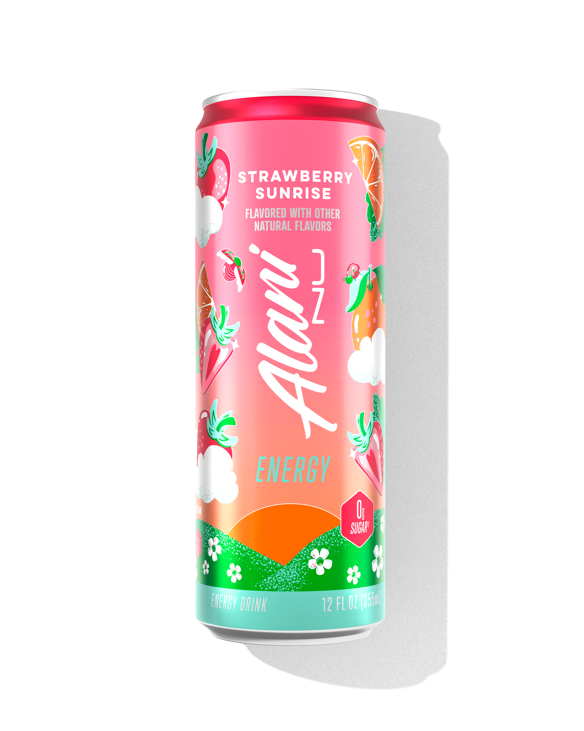 Energy Drink - Strawberry Sunrise - Active Day Shaker Cup Drink
