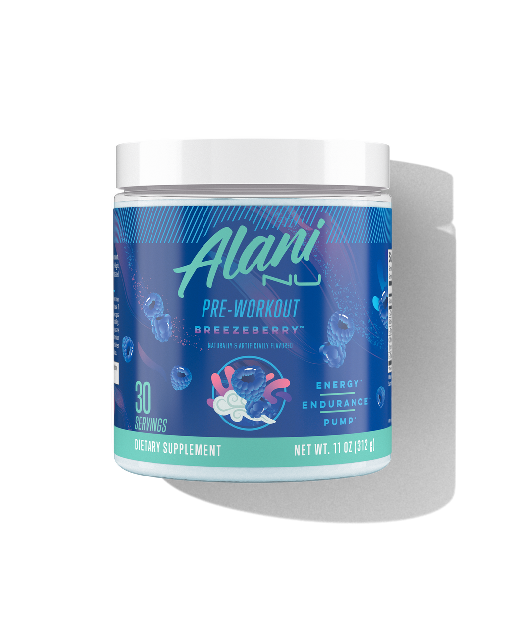 Pre-Workout - Breezeberry - Light Shaker Cup Drink