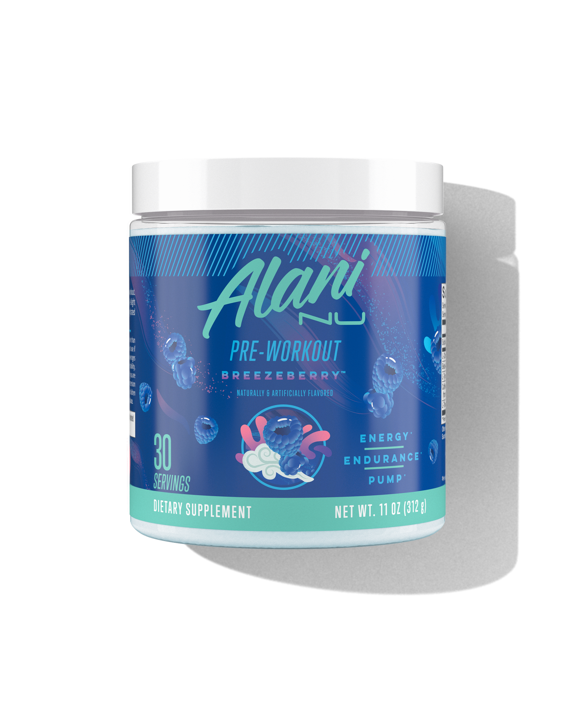 Pre-Workout - Breezeberry - Light Shaker Cup Drink