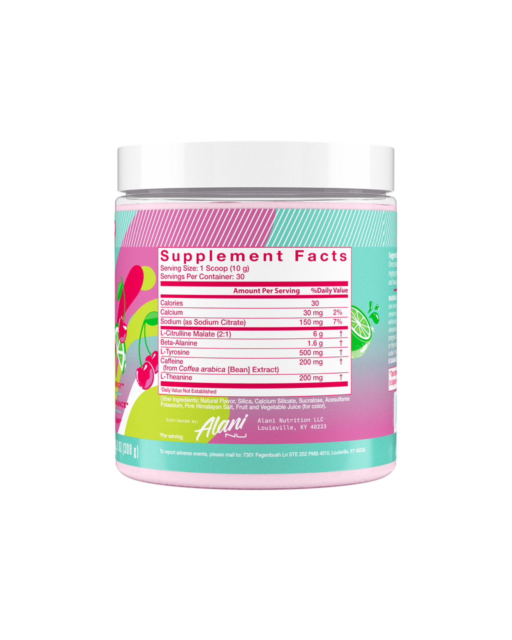 Pre-Workout - Cherry Twist - Daily Pre Workout Drink Mix