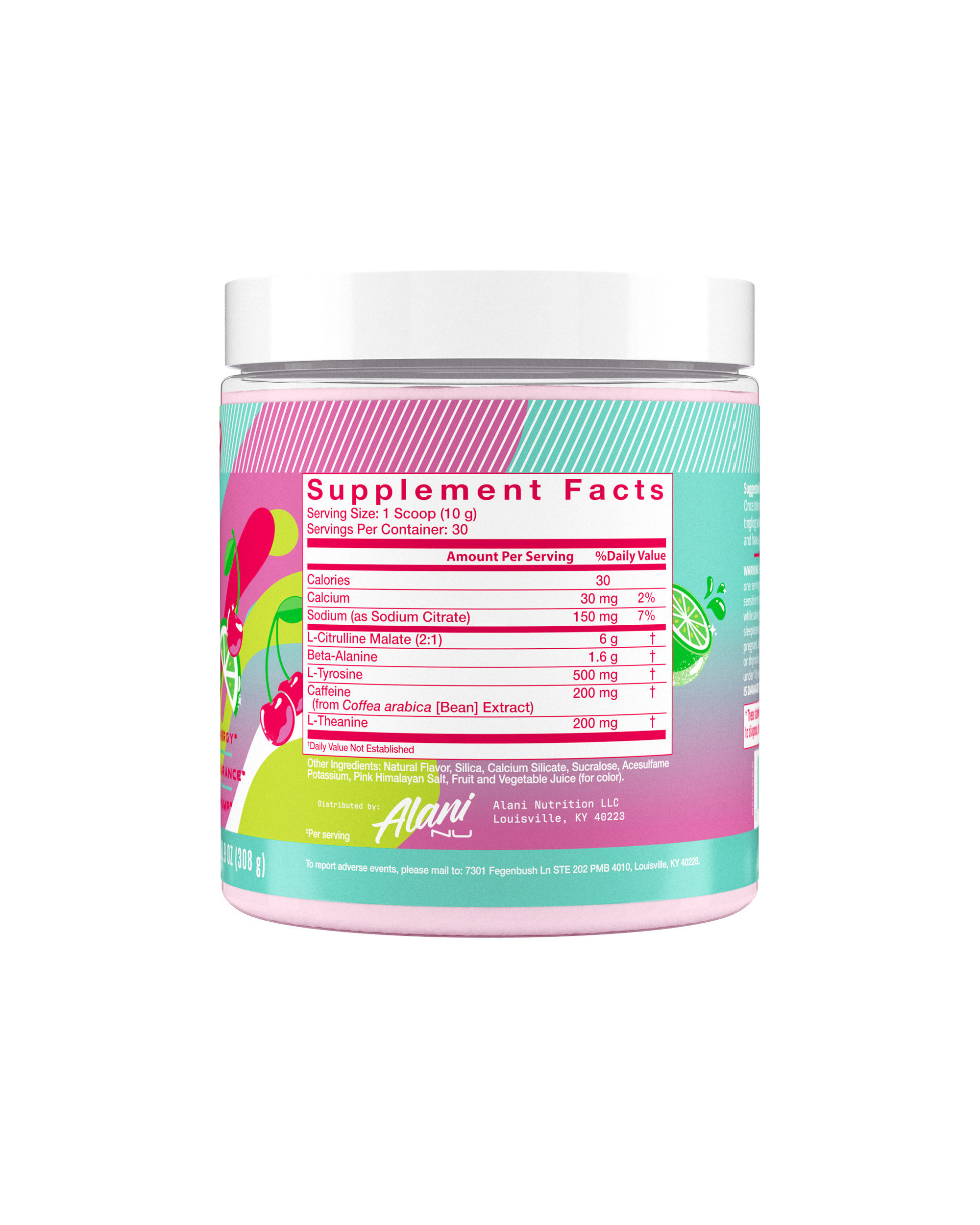 Pre-Workout - Cherry Twist - Daily Pre Workout Drink Mix