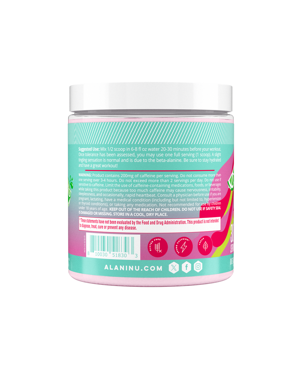 Pre-Workout - Cherry Twist - Daily Pre Workout Drink Mix