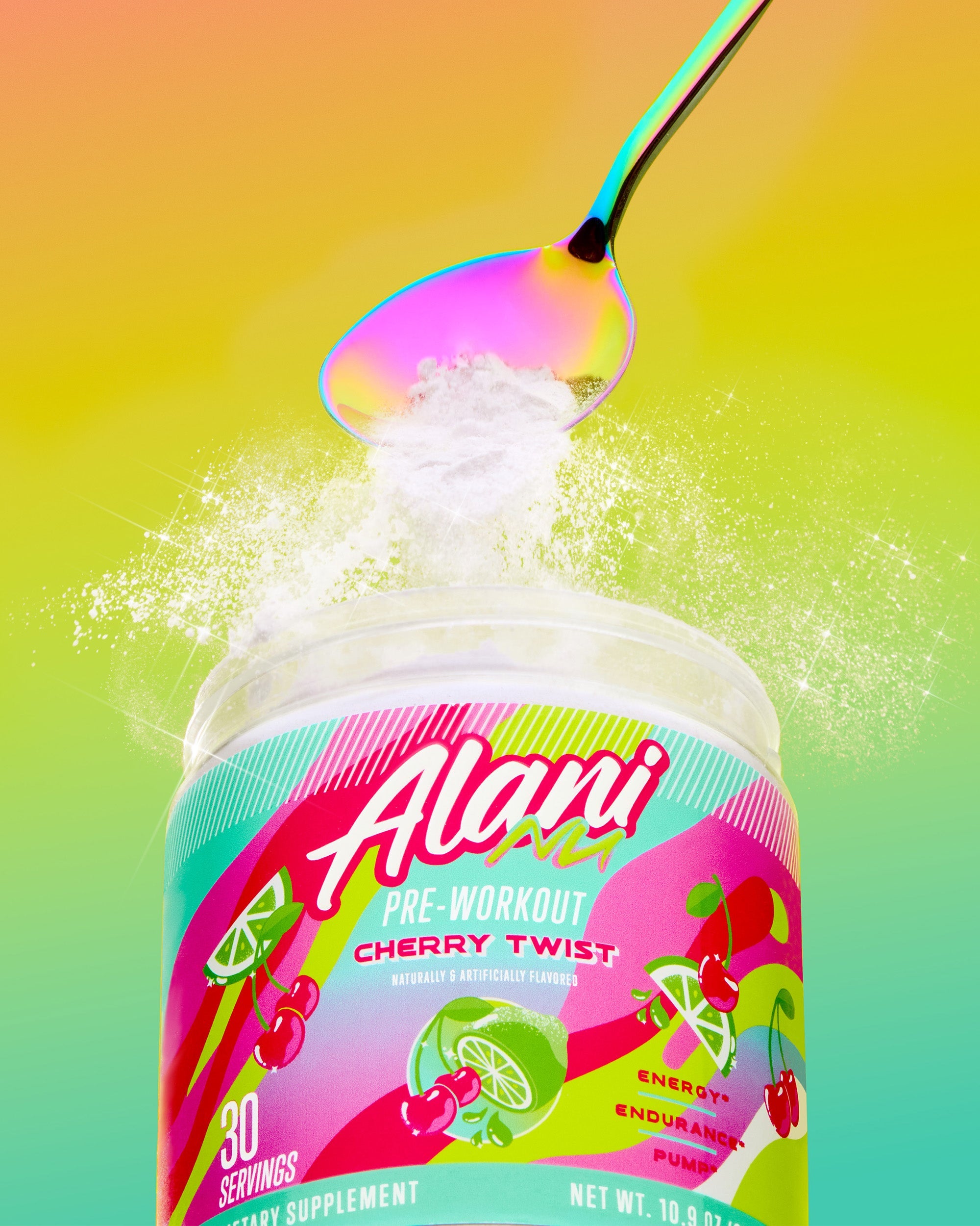 Pre-Workout - Cherry Twist - Daily Pre Workout Drink Mix