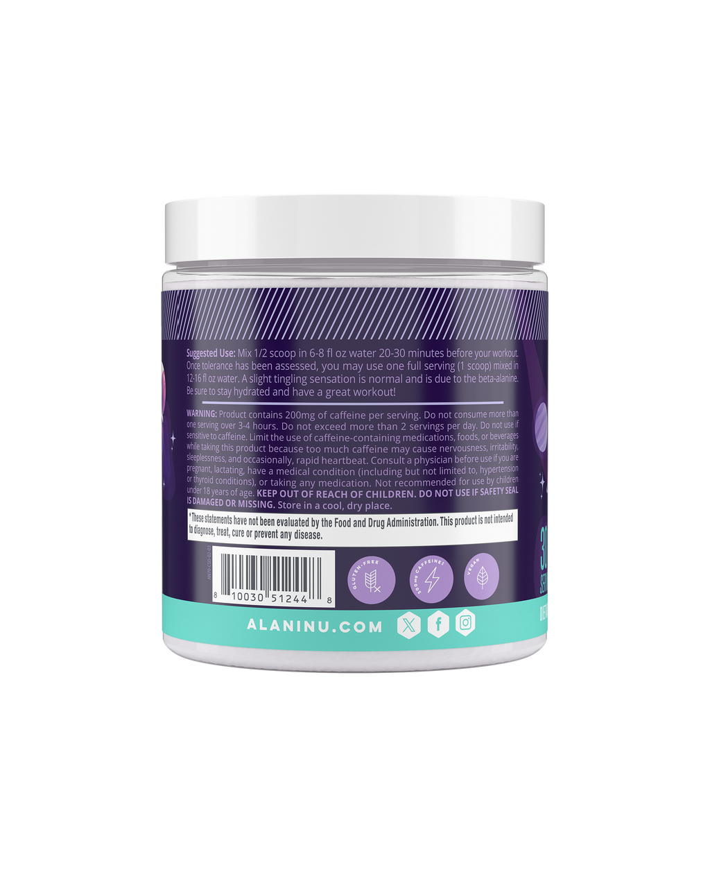 Pre-Workout - Cosmic Stardust - Sparkling Flavor Drink