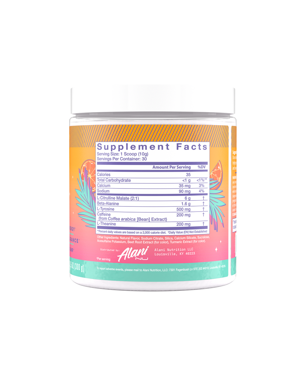 Pre-Workout - Orange Kiss - Routine Ready Wellness Drink Mix