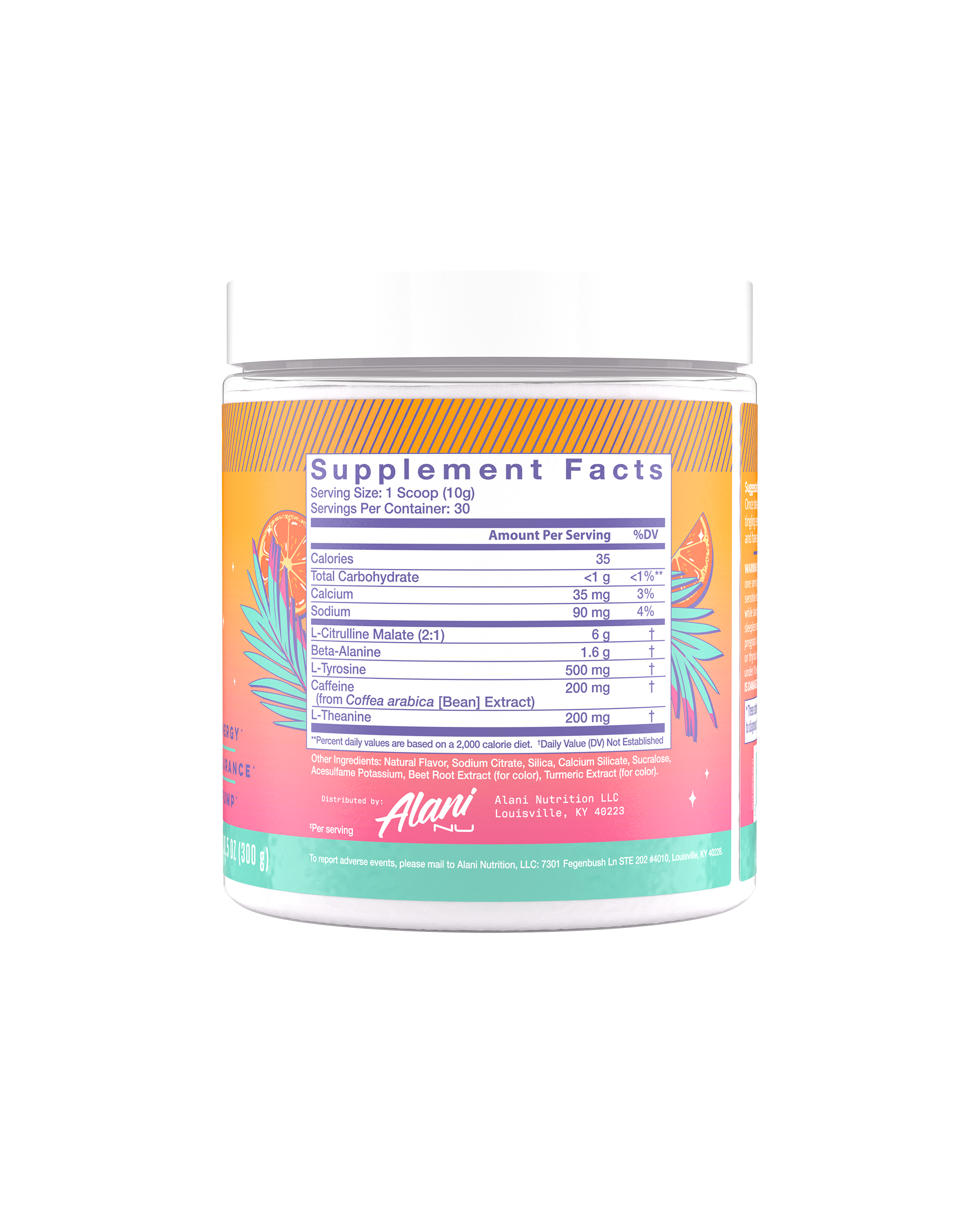 Pre-Workout - Orange Kiss - Routine Ready Wellness Drink Mix