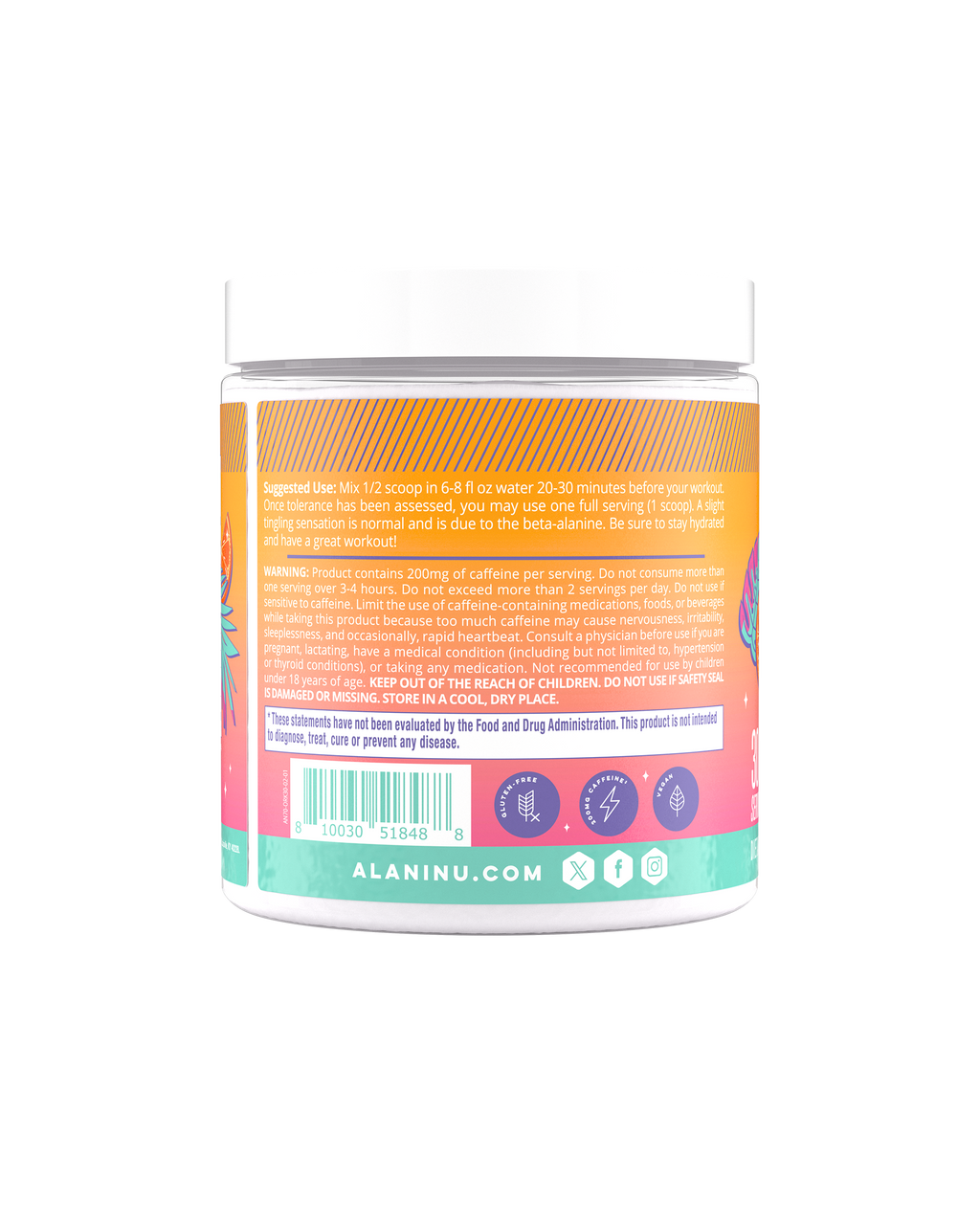 Pre-Workout - Orange Kiss - Routine Ready Wellness Drink Mix