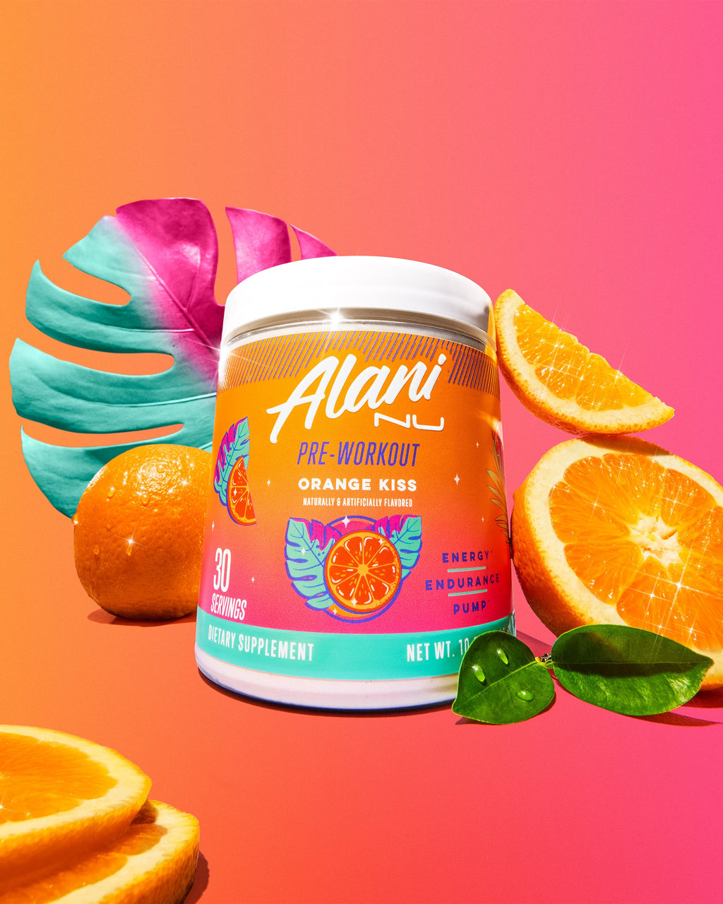 Pre-Workout - Orange Kiss - Routine Ready Wellness Drink Mix