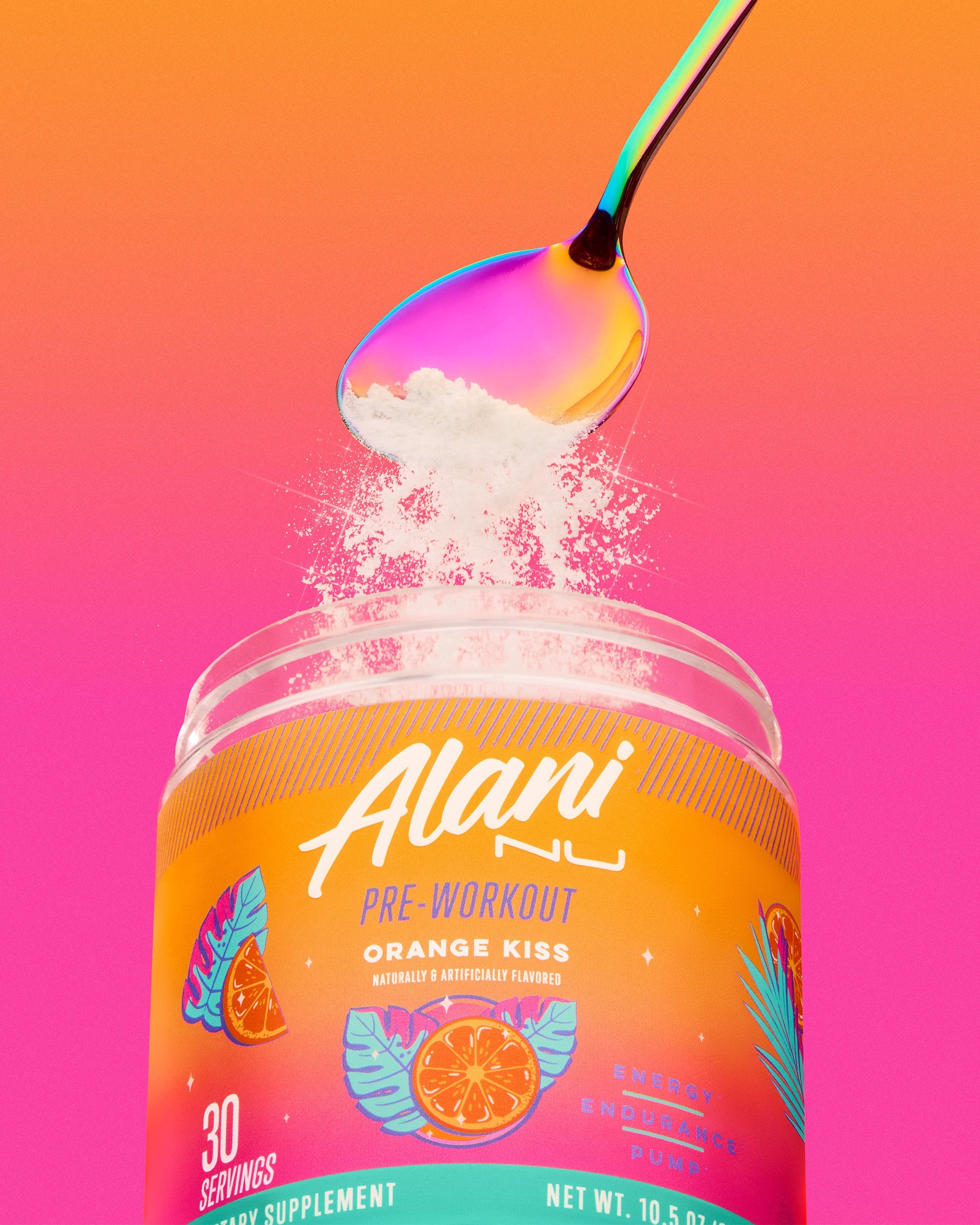 Pre-Workout - Orange Kiss - Routine Ready Wellness Drink Mix