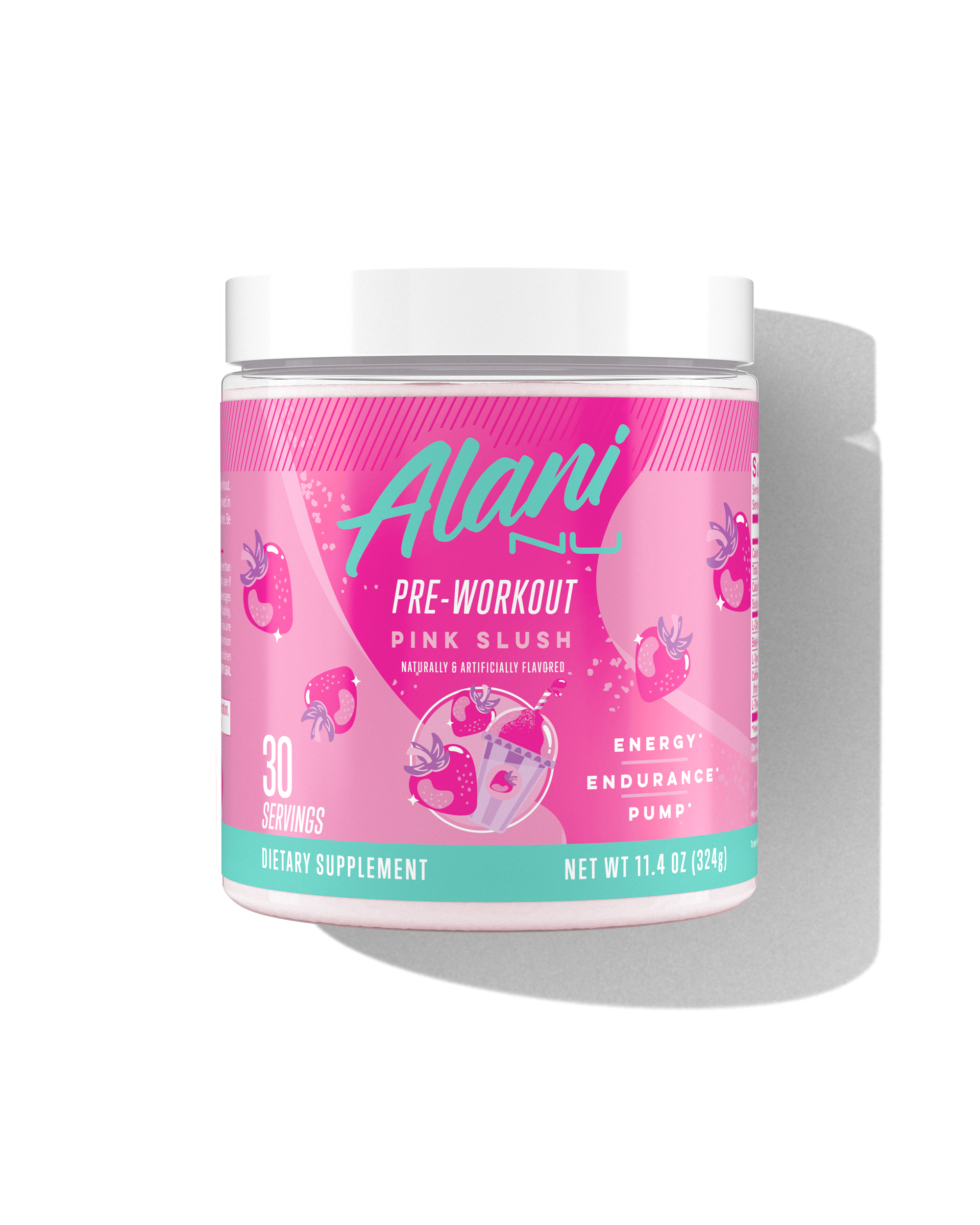 Pre-Workout - Pink Slush - Chilled Drink Powder