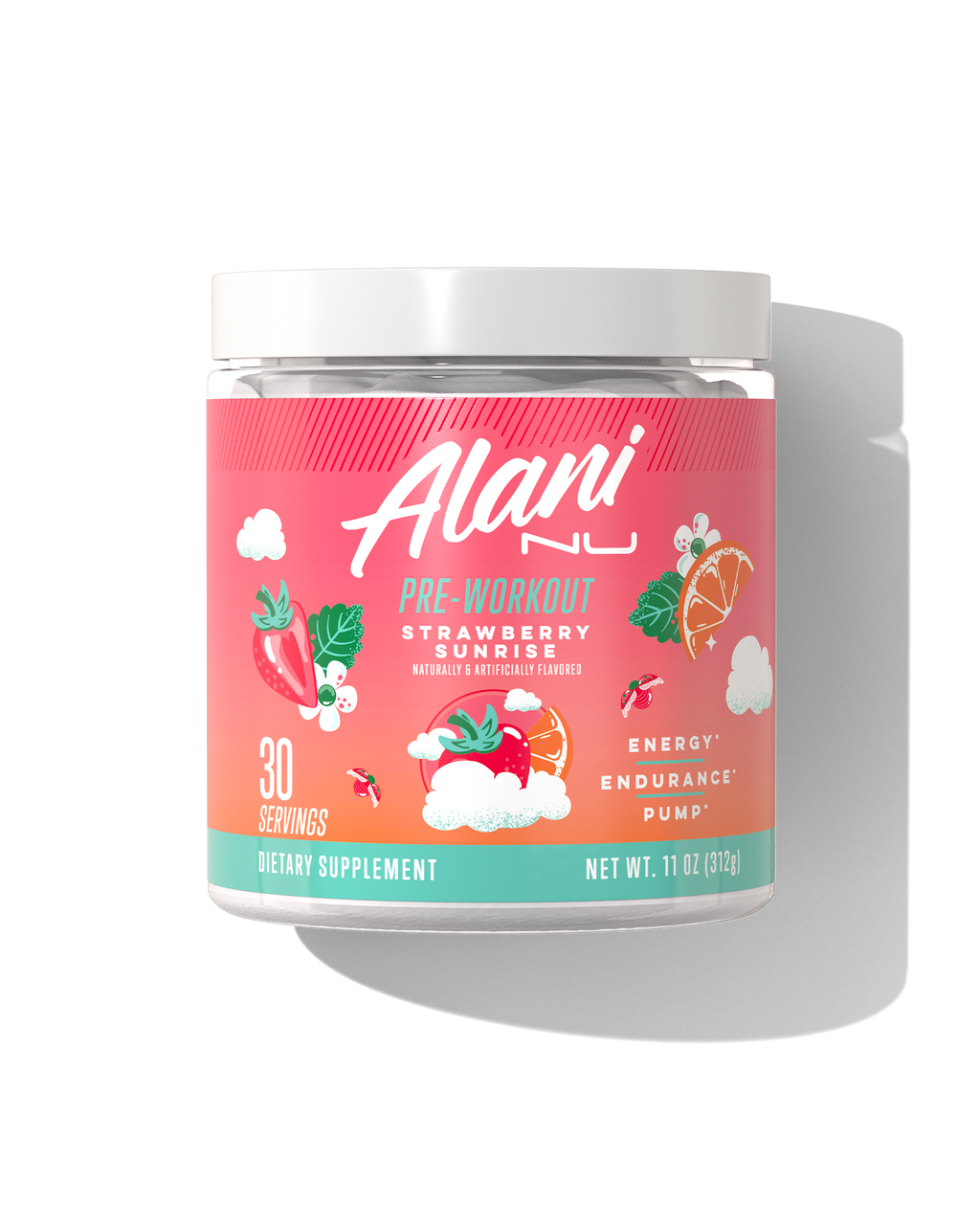 Pre-Workout - Strawberry Sunrise - Refreshing Wellness Drink Mix