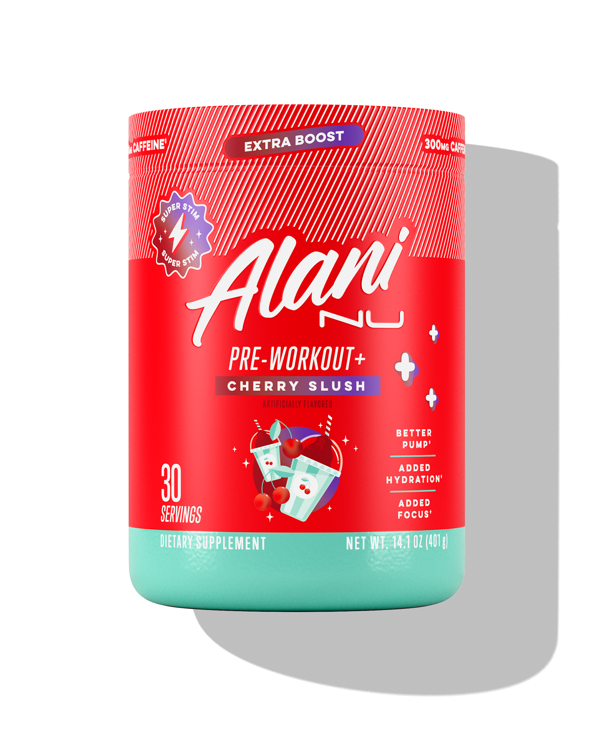Pre-Workout+ - Cherry Slush - Can Ready Lifestyle Drink