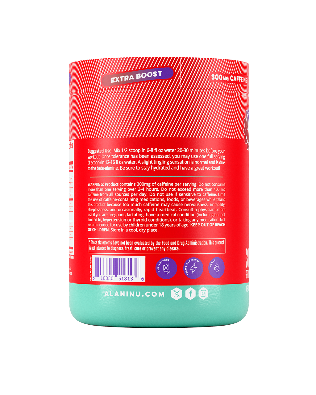Pre-Workout+ - Cherry Slush - Can Ready Lifestyle Drink
