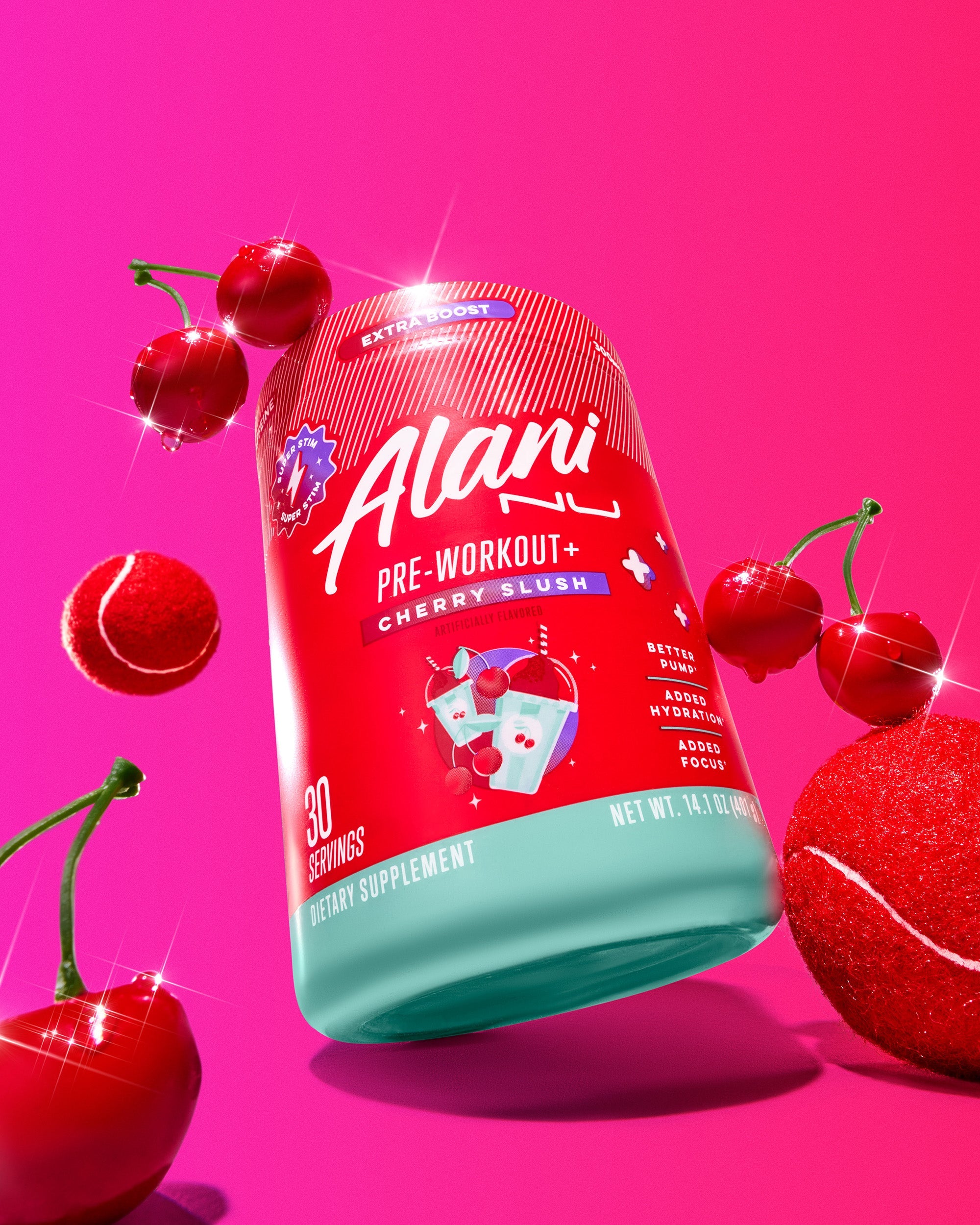 Pre-Workout+ - Cherry Slush - Can Ready Lifestyle Drink