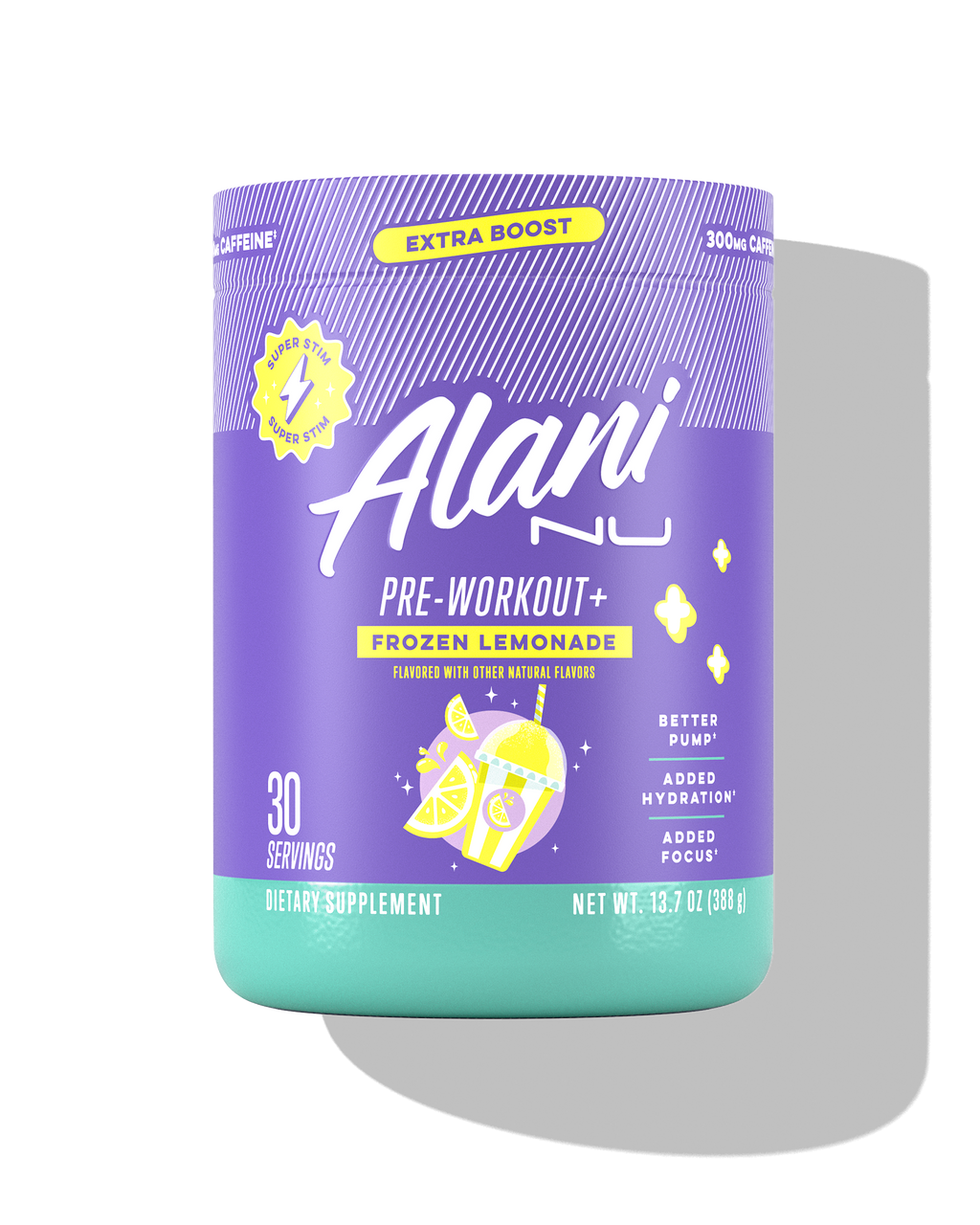 Pre-Workout+ - Frozen Lemonade - Flavor First Fitness Drink Mix