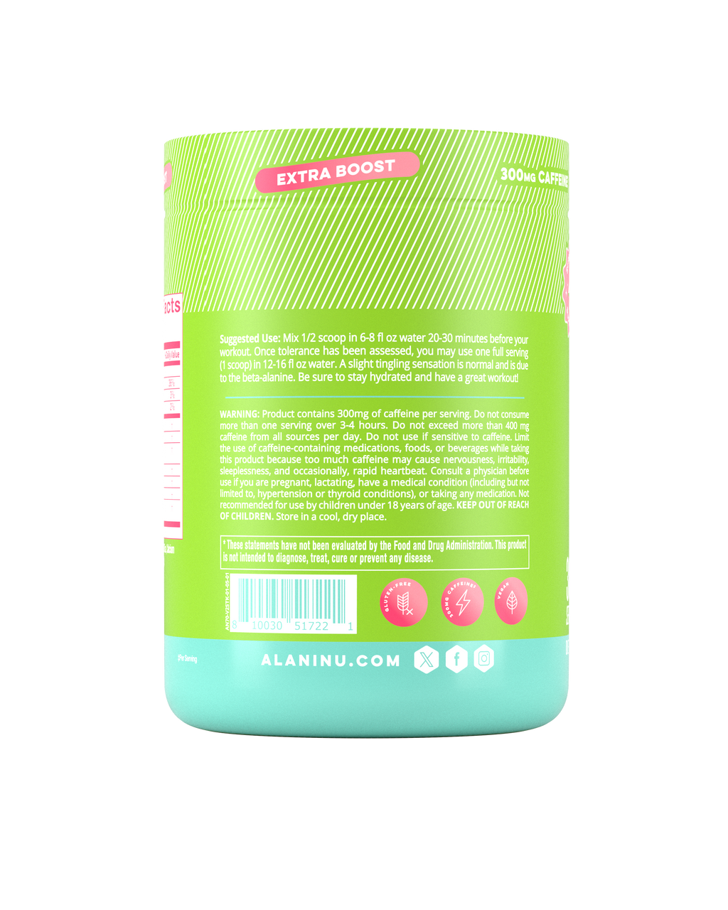 Pre-Workout+ - Kiwiberry - Fresh Daily Drink Pack