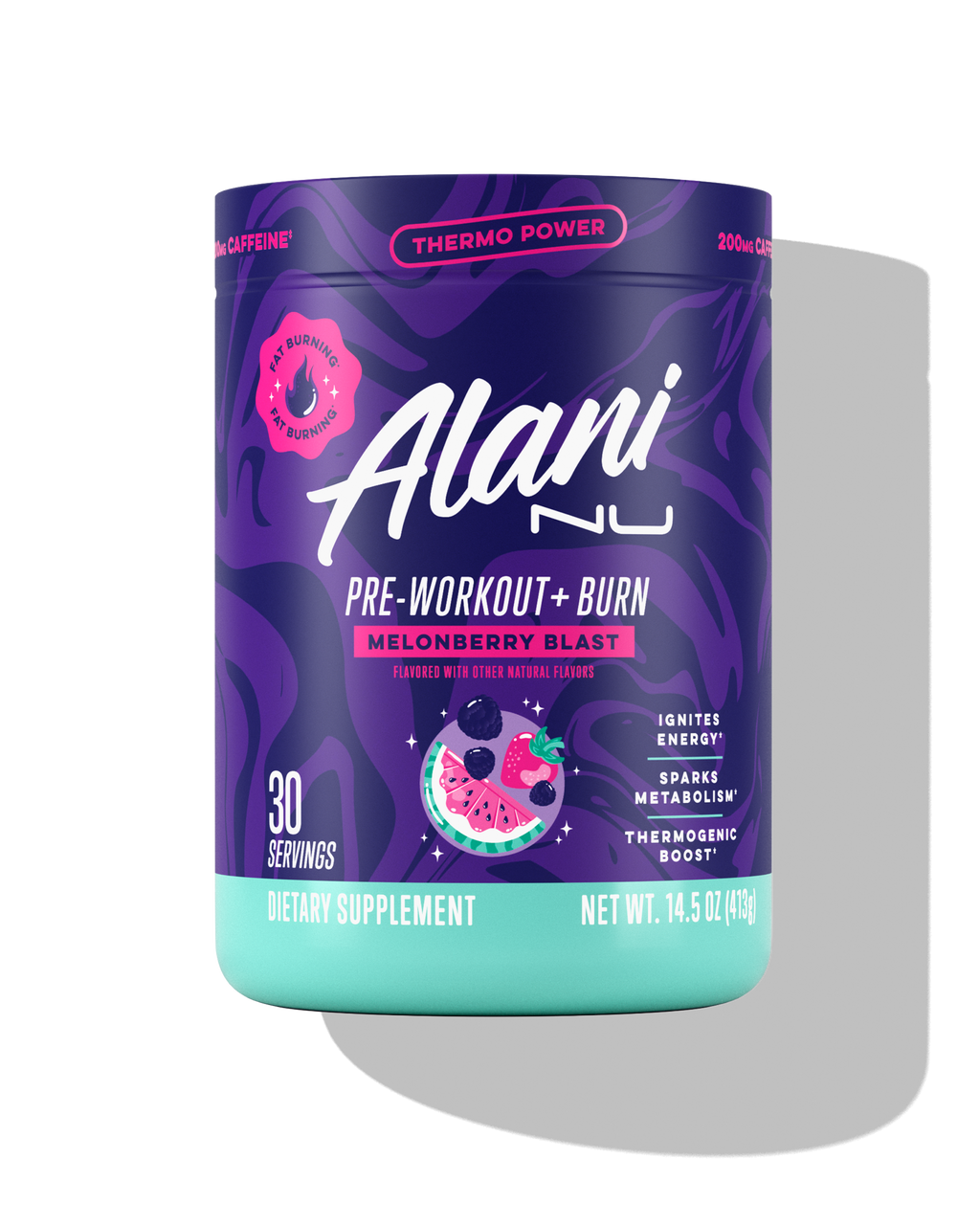 Pre-Workout+ Burn - Melonberry Blast - Routine Ready Lifestyle Drink