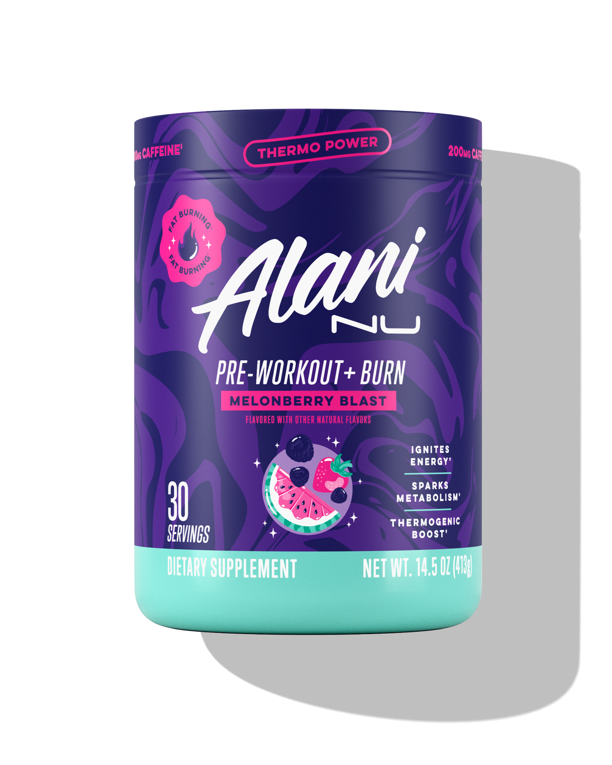 Pre-Workout+ Burn - Melonberry Blast - Routine Ready Lifestyle Drink