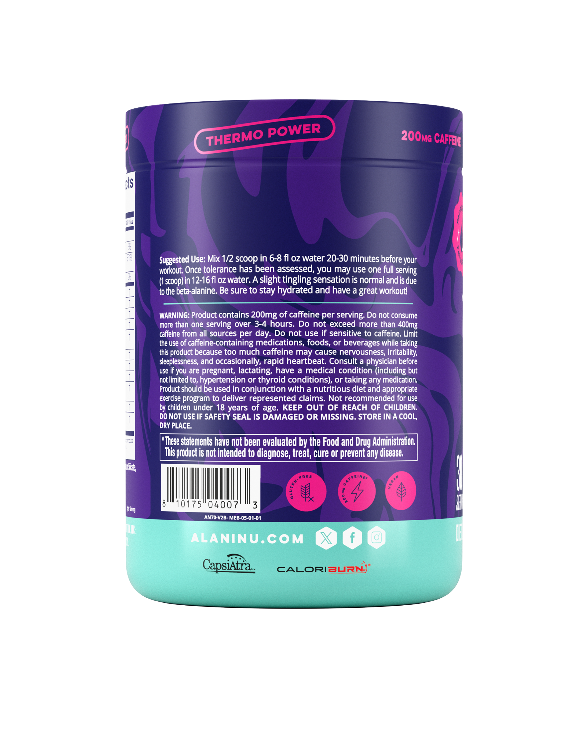 Pre-Workout+ Burn - Melonberry Blast - Routine Ready Lifestyle Drink