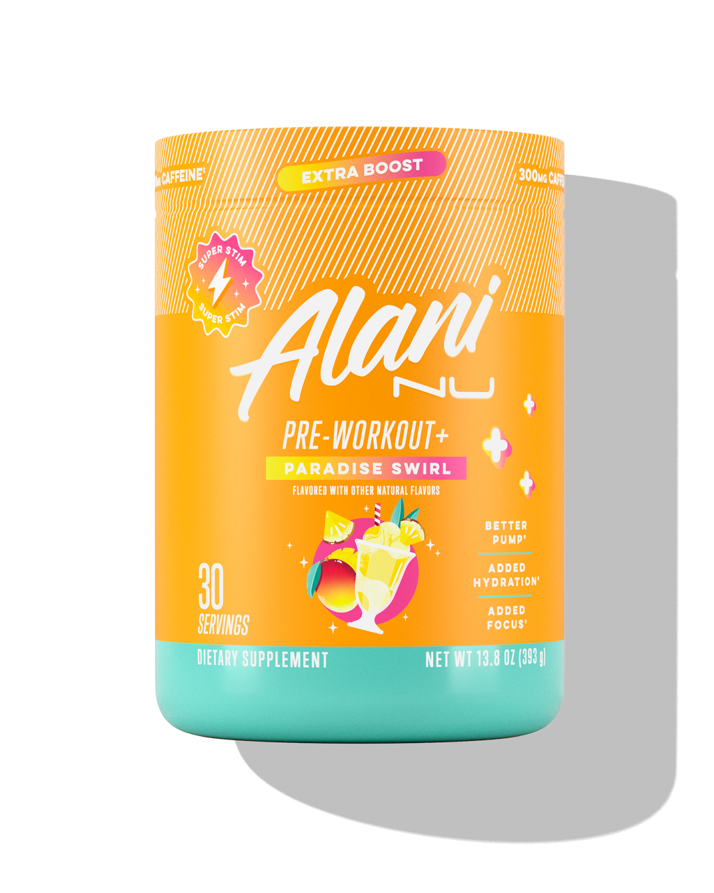 Pre-Workout+ - Paradise Swirl - Routine Ready On The Go Drink