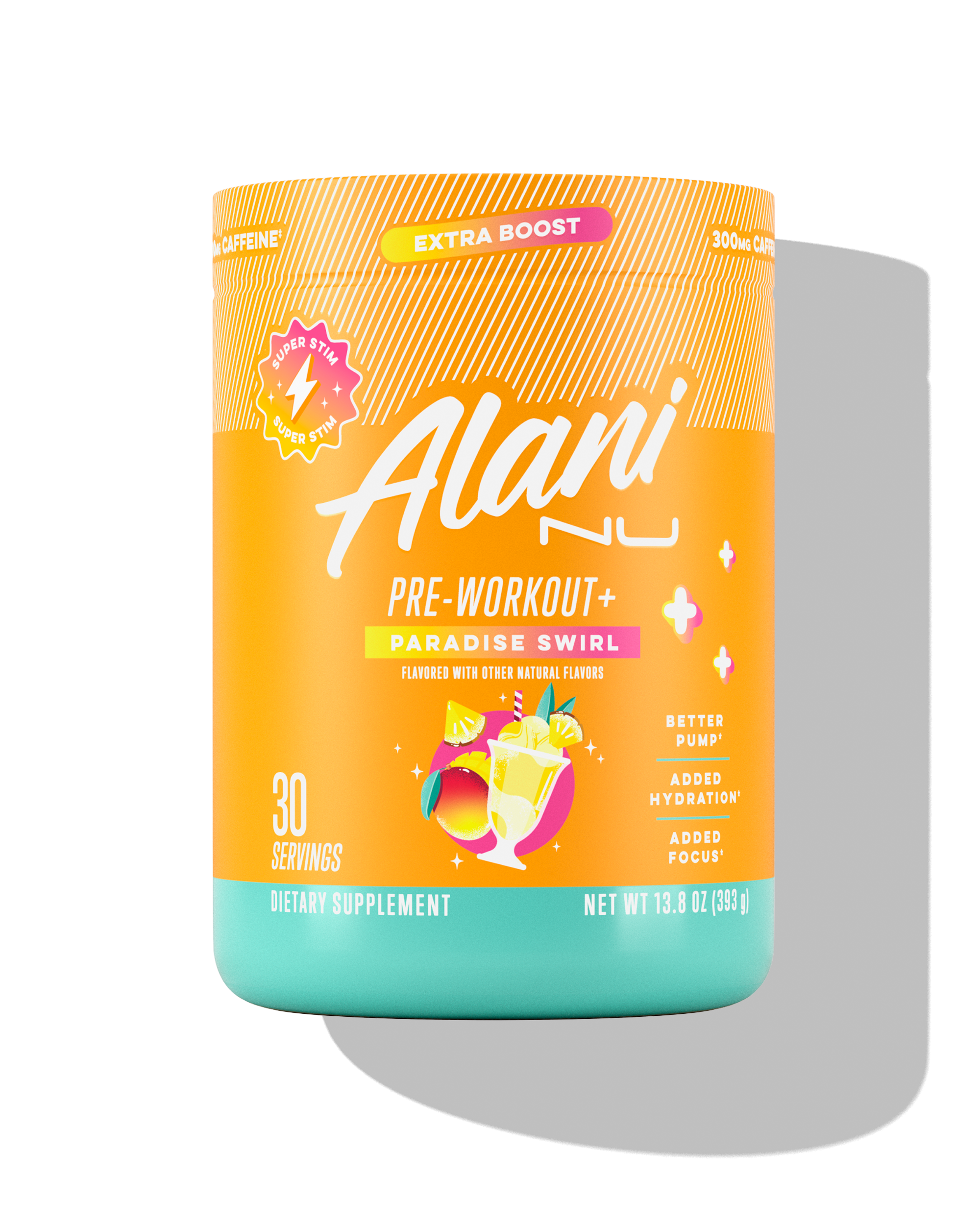 Pre-Workout+ - Paradise Swirl - Routine Ready On The Go Drink