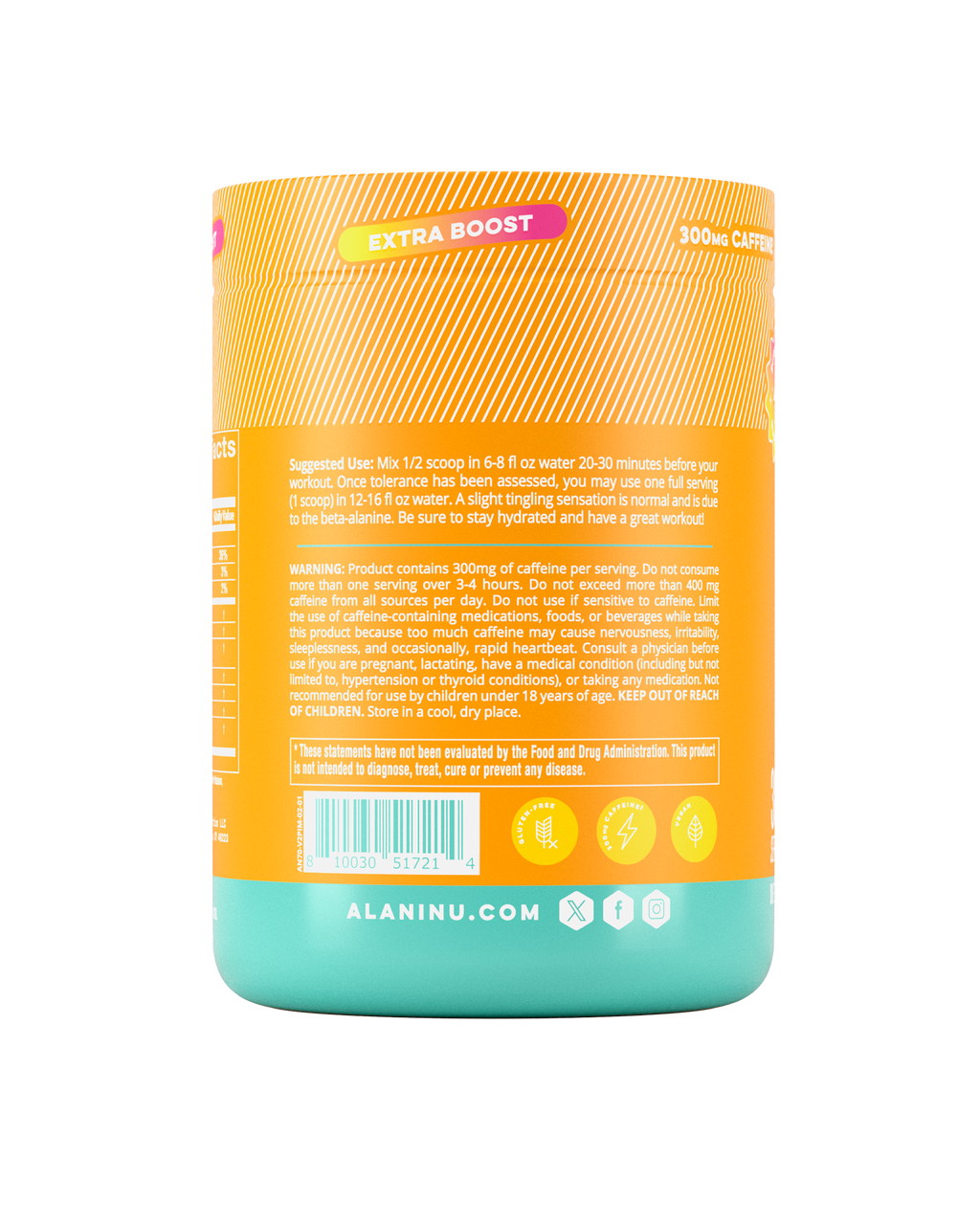 Pre-Workout+ - Paradise Swirl - Routine Ready On The Go Drink