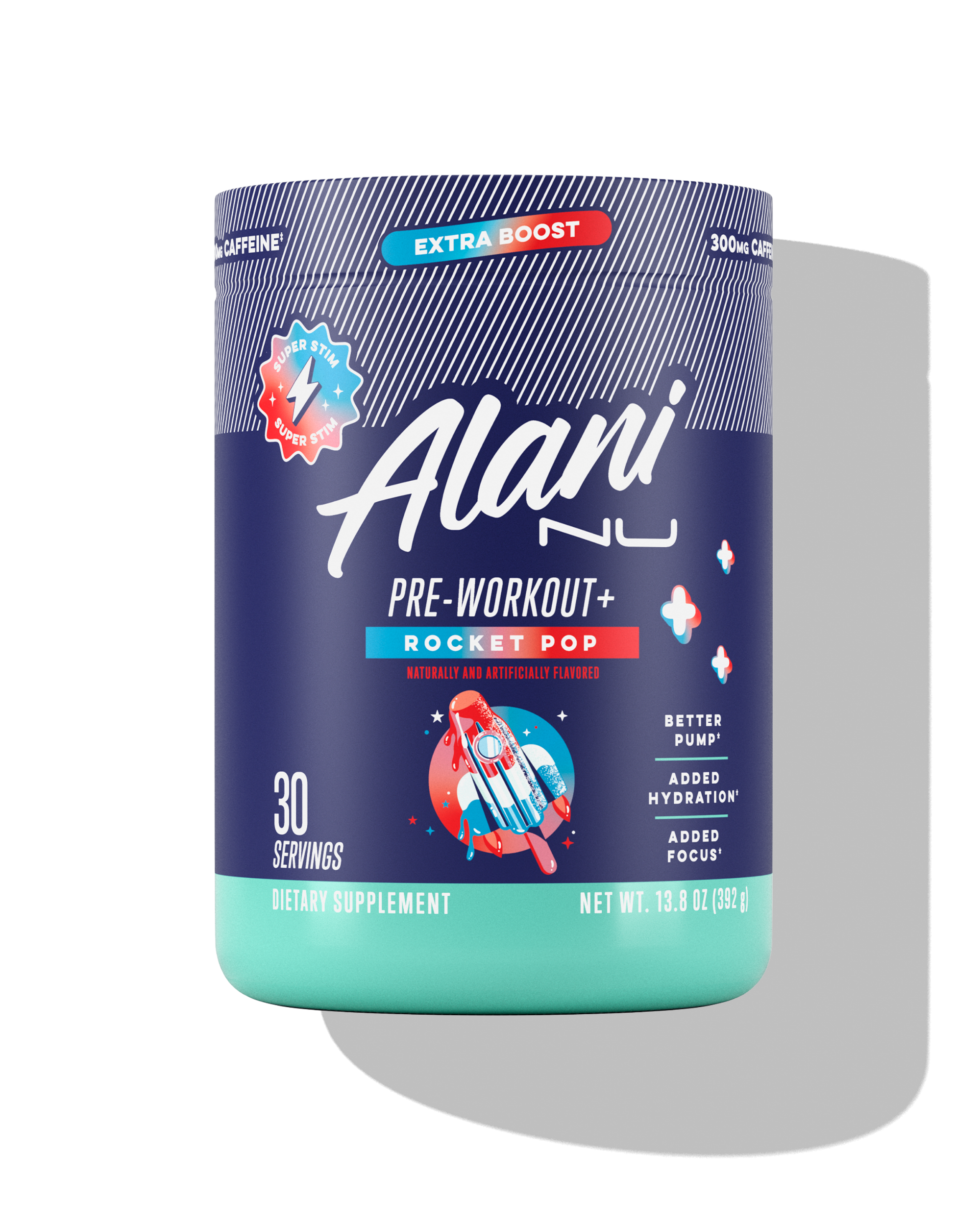 Pre-Workout+ - Rocket Pop - Bottle Ready Protein Drink