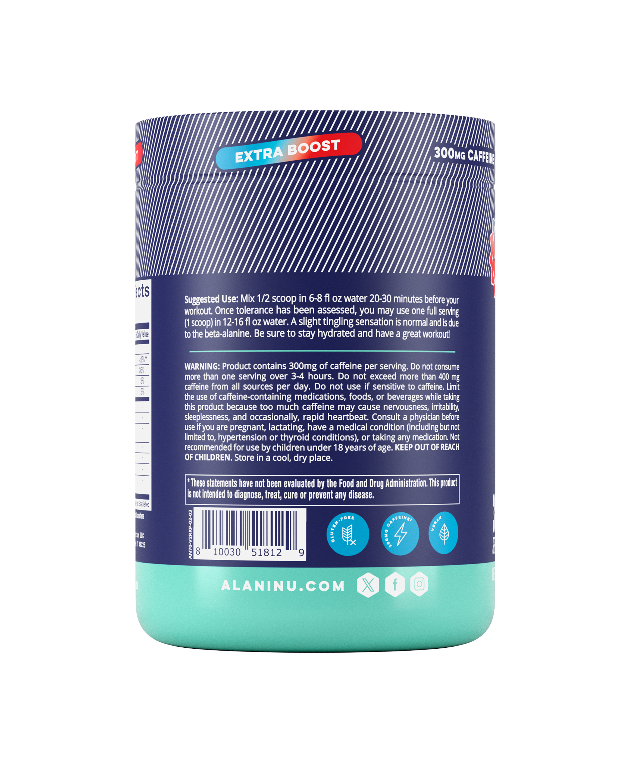 Pre-Workout+ - Rocket Pop - Bottle Ready Protein Drink