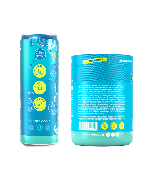 Energy Drink & Pre-Workout+ - Blue Slush - Active Day Energy Drink