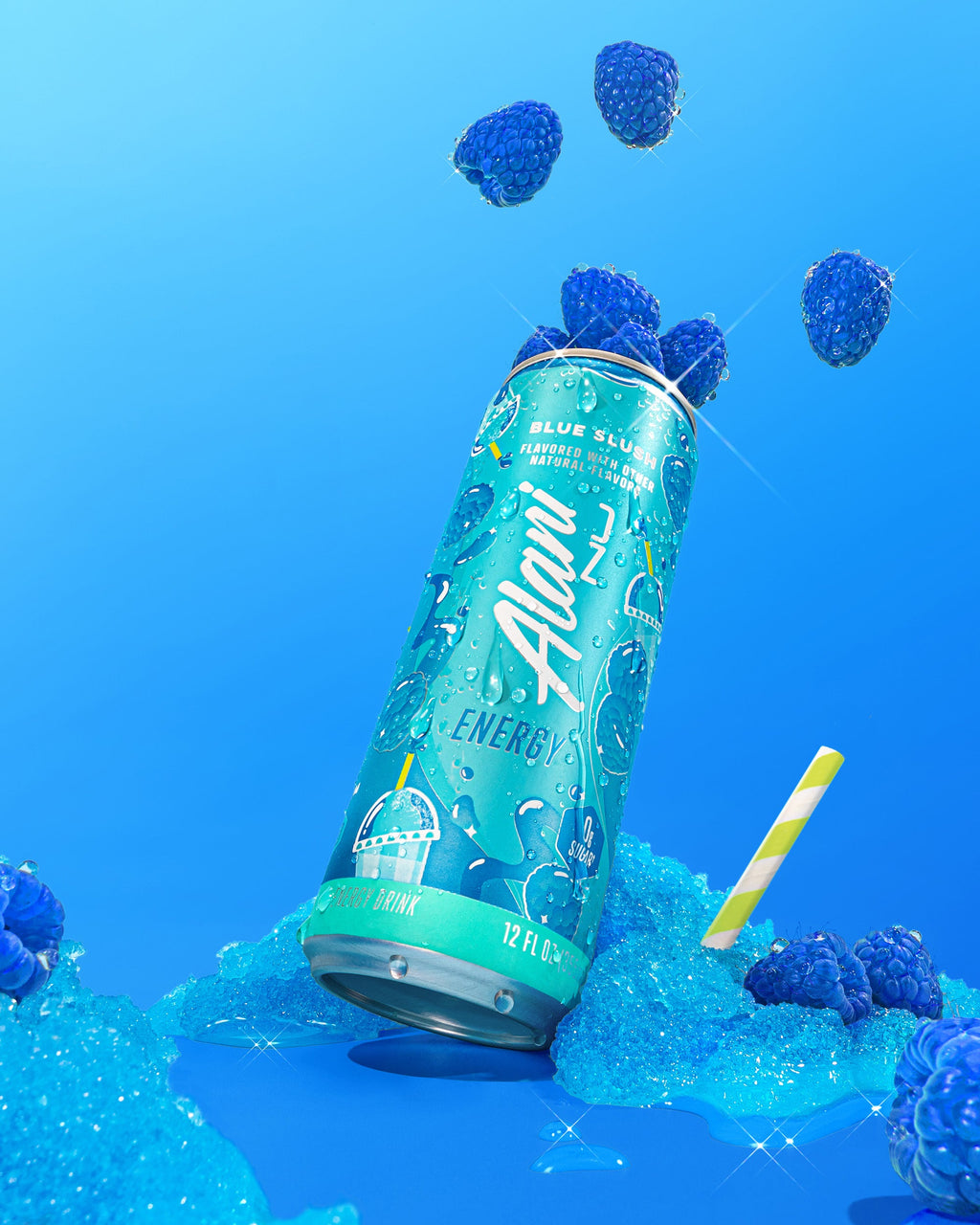 Energy Drink & Pre-Workout+ - Blue Slush - Active Day Energy Drink