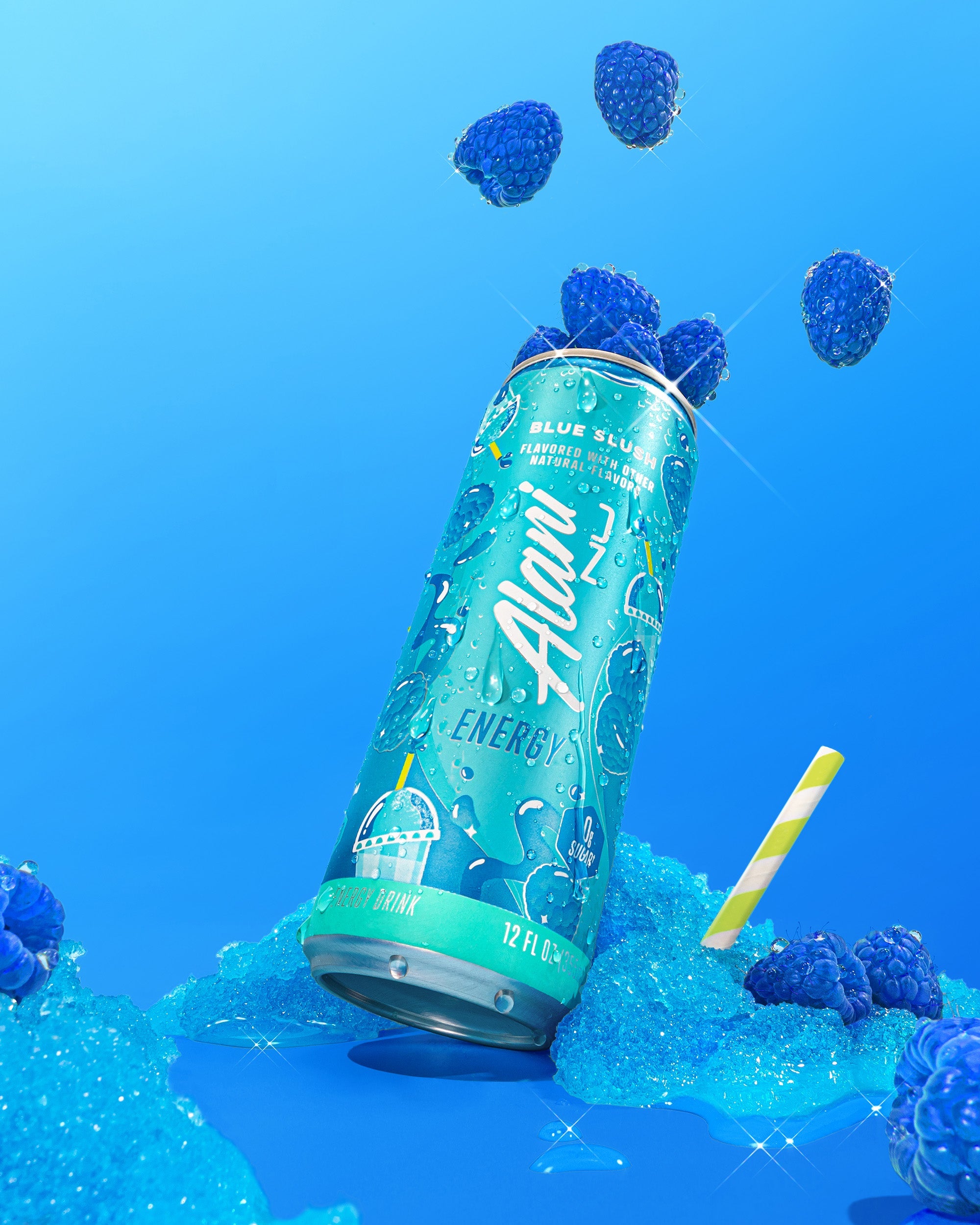 Energy Drink & Pre-Workout+ - Blue Slush - Active Day Energy Drink