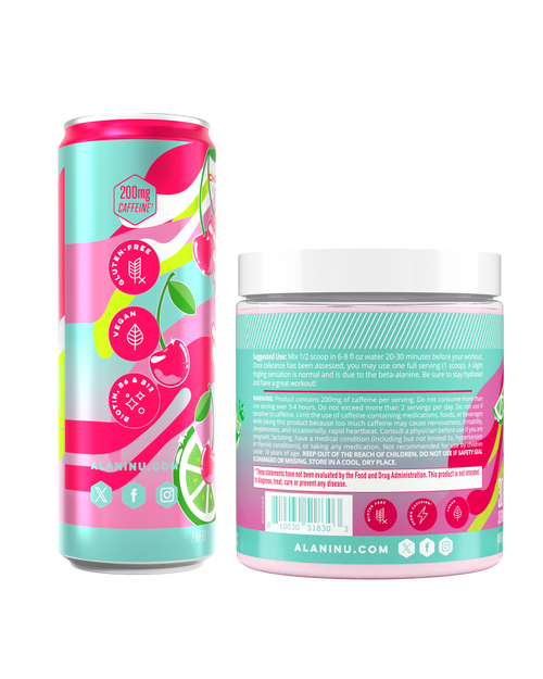 Energy Drink & Pre-Workout - Cherry Twist - Clean Taste Variety Drink Pack
